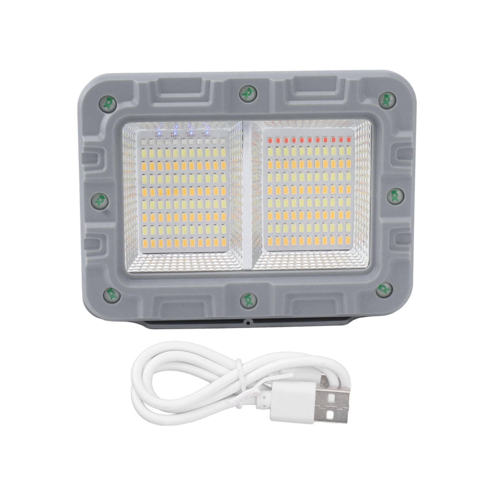10000 Lm Ip66 Solar-wiederaufladbare Tragbare Led-arbeitsleuchte Für Baustellen, Camping Und Autoreparaturen