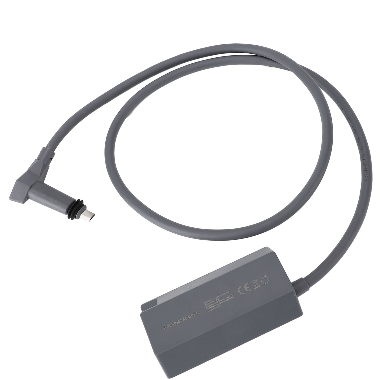 Kompakter Plug-and-play-ethernet-adapter Für Satelliteninternet, Stabile Und Schnelle Kabelverbindung, Aus Gummimaterial