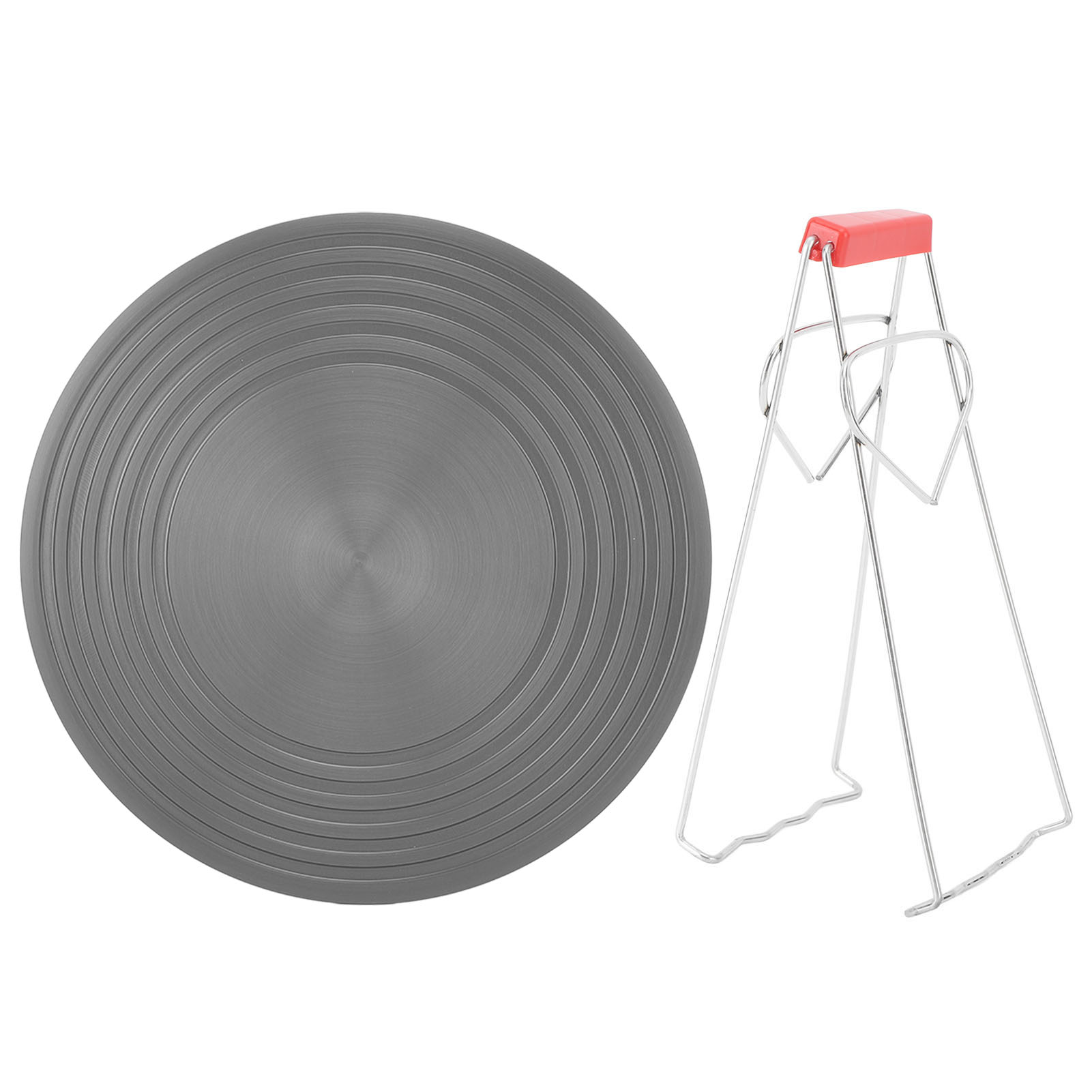 Toivize 28 Cm Aluminium 6 Mm Wärmeverteilungsplatte, Antihaftbeschichtet, Verzugsfrei, Für Gasherde