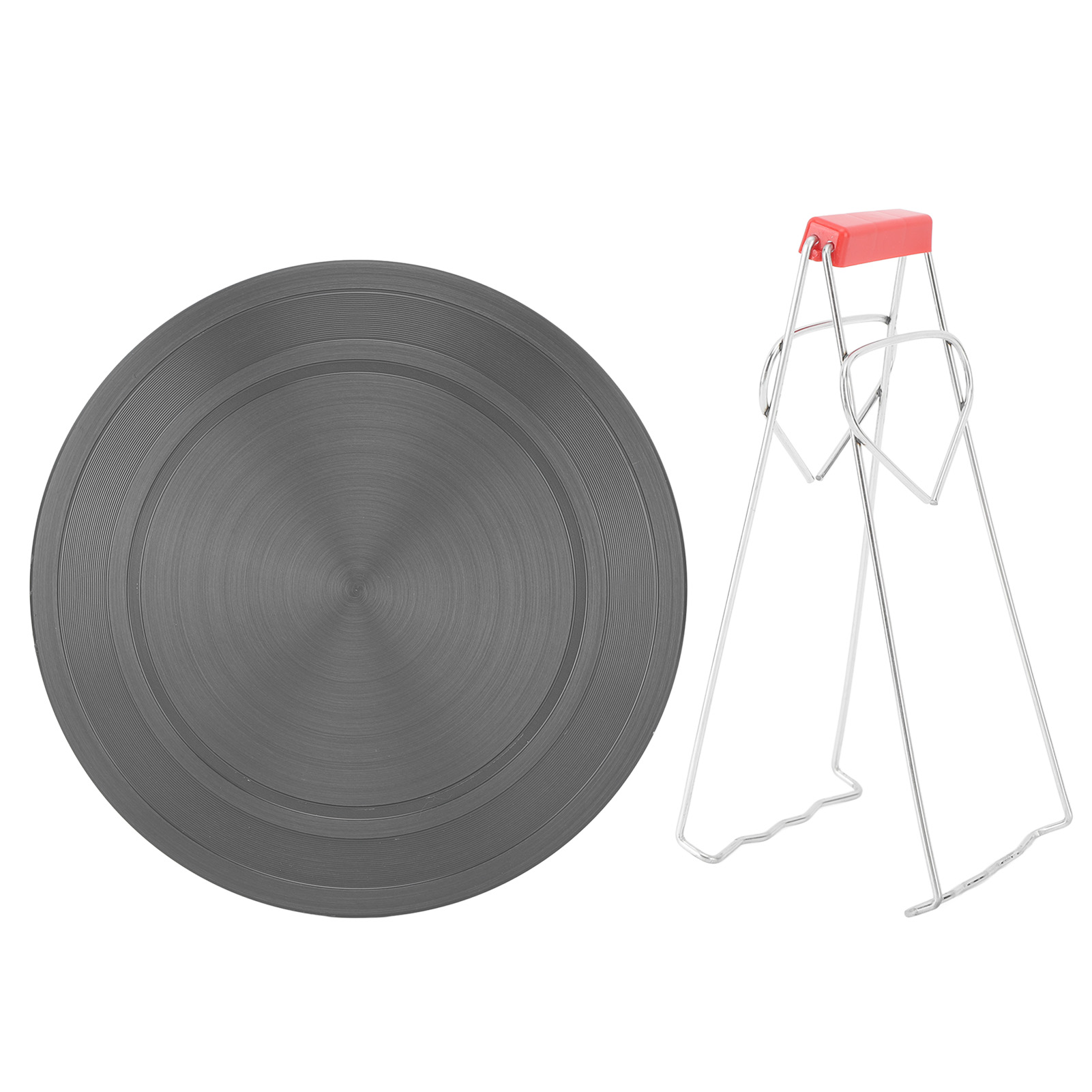 Toivize Wärmeverteilungsplatte Für Gaskochfelder, Aluminiumlegierung, 20 Cm, 4 Mm Dick, Gleichmäßige Hitzeverteilung, Verbrühungsschutz