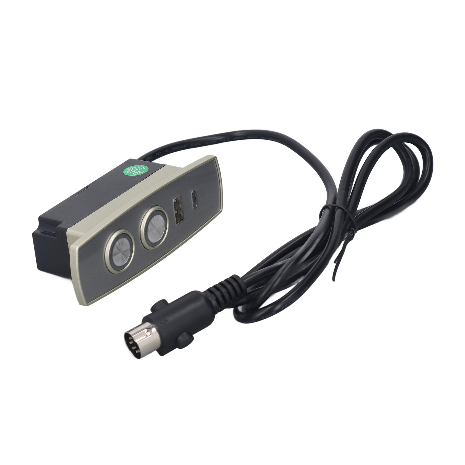 Elektrische Fernbedienung Für Relaxsessel, 2 Tasten, 5-poliger Gerader Stecker, Robustes Abs-gehäuse Mit Usb-ladeanschluss