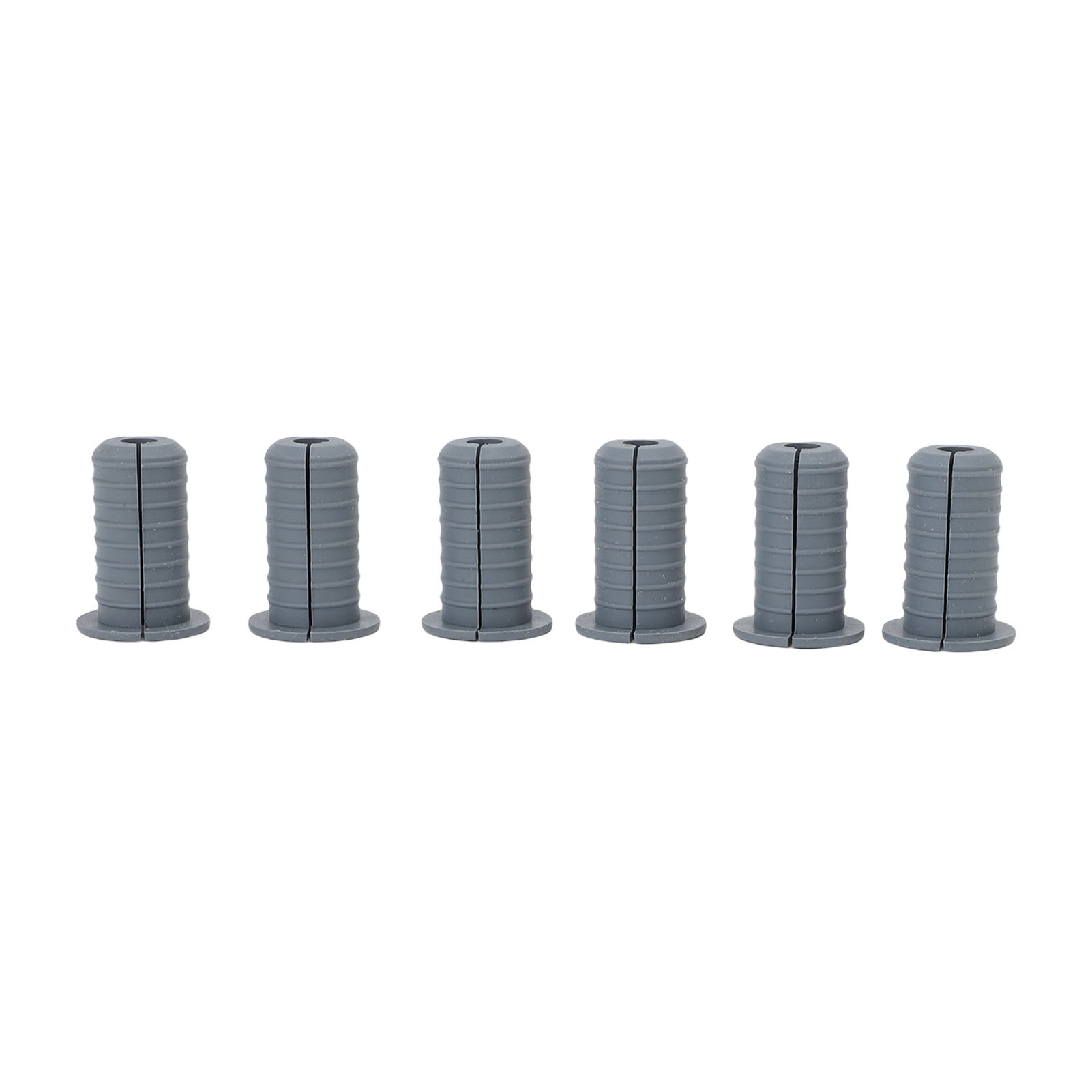 Gummidurchführungshülse Ø7 Mm Grau 6er-pack
