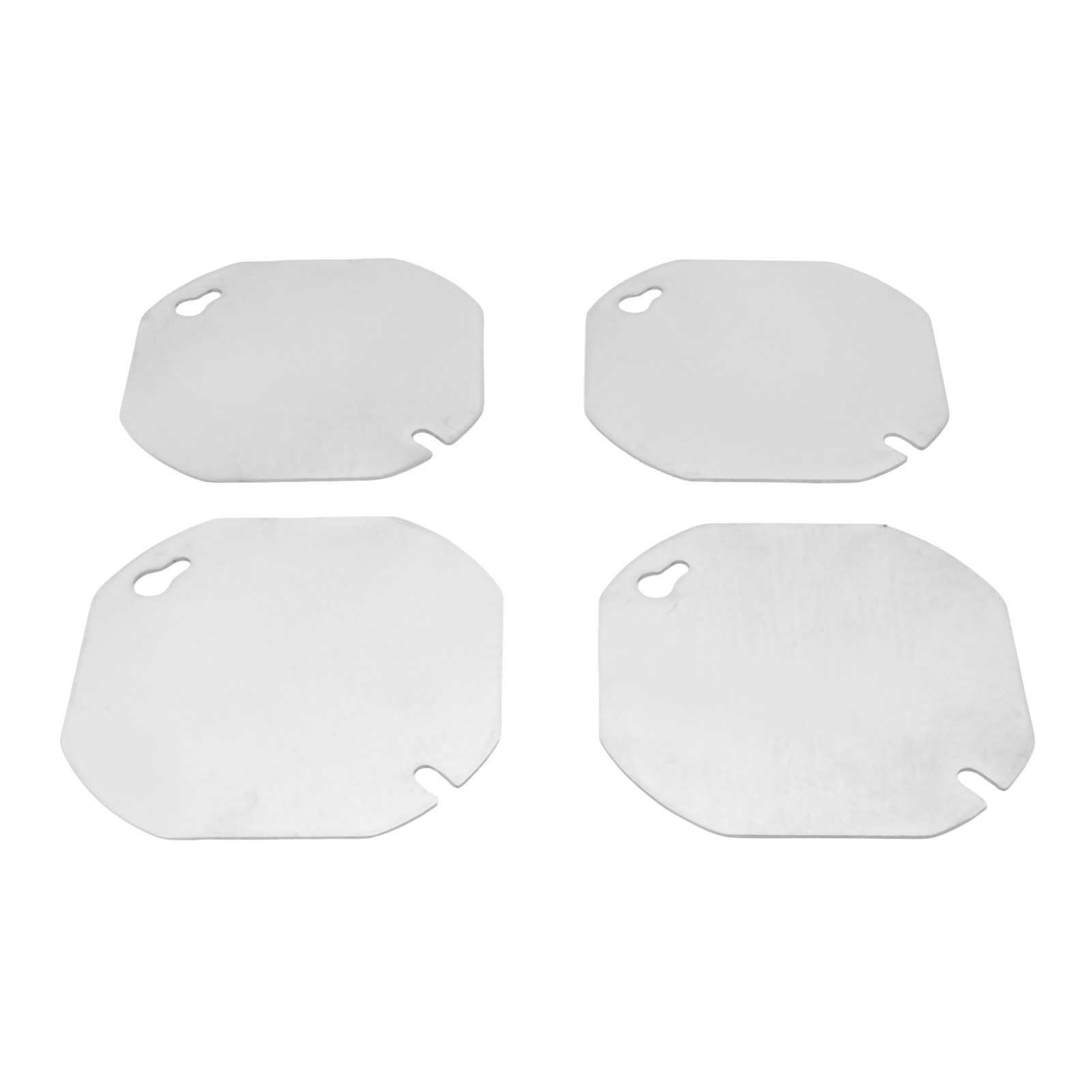 Achteckige Anschlussdosenabdeckung Aus Verzinktem Stahl, 10 Cm – 4er-pack Robuste, Flache Abdeckungen Für Standard-4-zoll-elektroinstallationsdosen