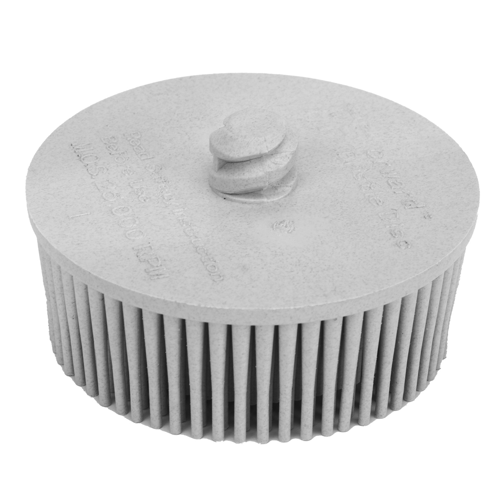 2-zoll-siliziumkarbid-bürstenscheibe, Grau, Zum Entfernen Von Graten, Rost Und Beschichtungen Von Metallen Kompatibel Mit Bohrmaschinen Und Rotationswerkzeugen