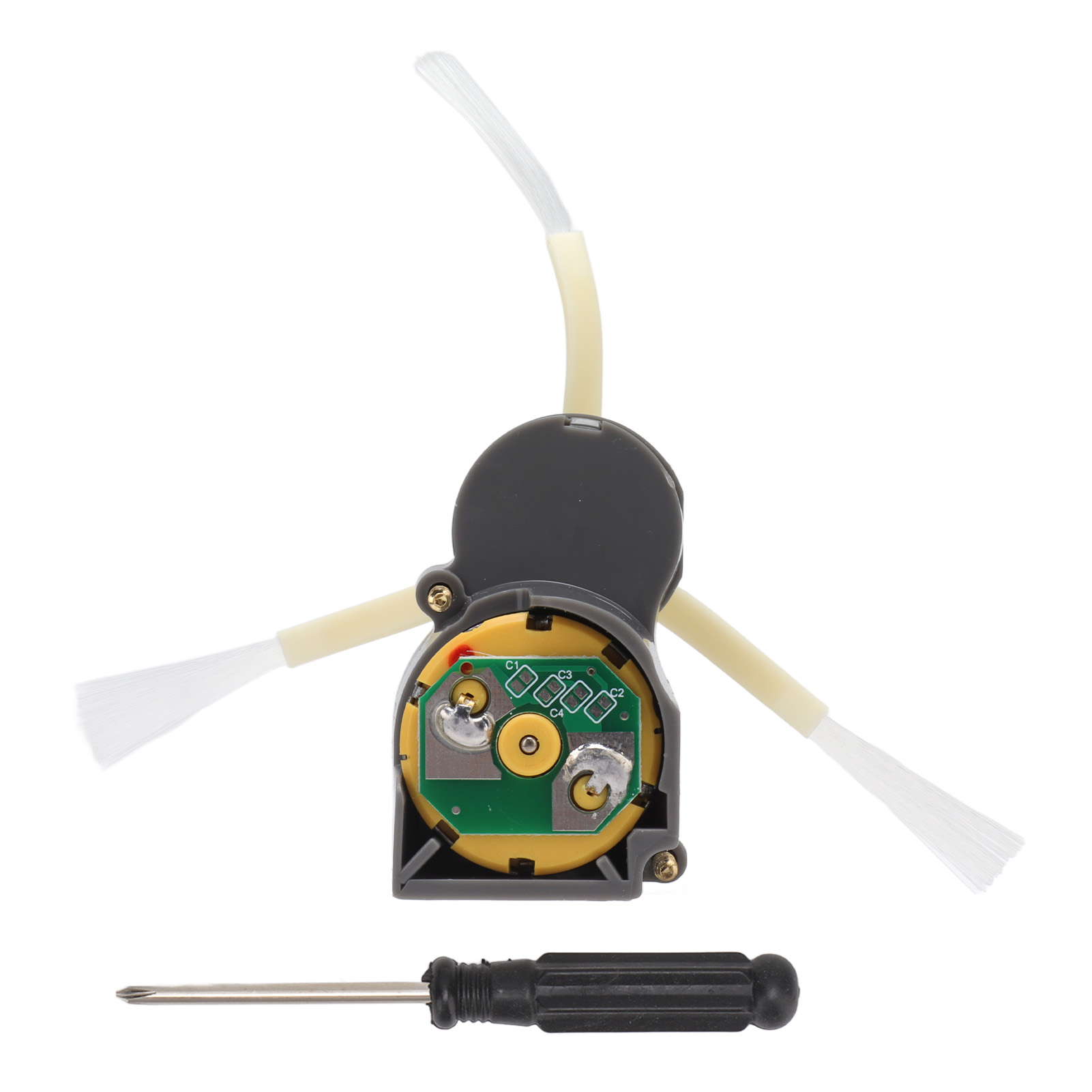 Seitenbürstenmotor Für Irobot Roomba 980, 860, I7, 528, 650 – Komplettset Mit Schraubendreher Und Robuster Abs-bürste