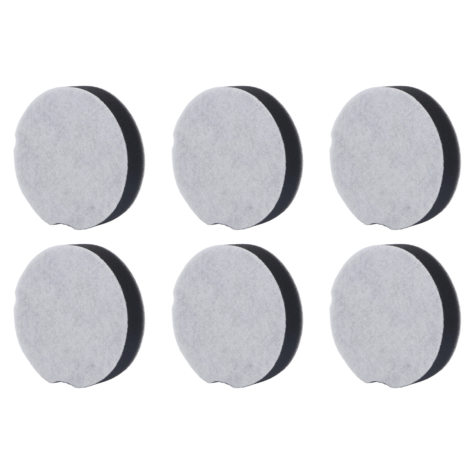 6er-pack Filter Für Bissell Staubsauger Der Serie 1520, Art.-nr. 1604896, Aus Silikon Und Abs