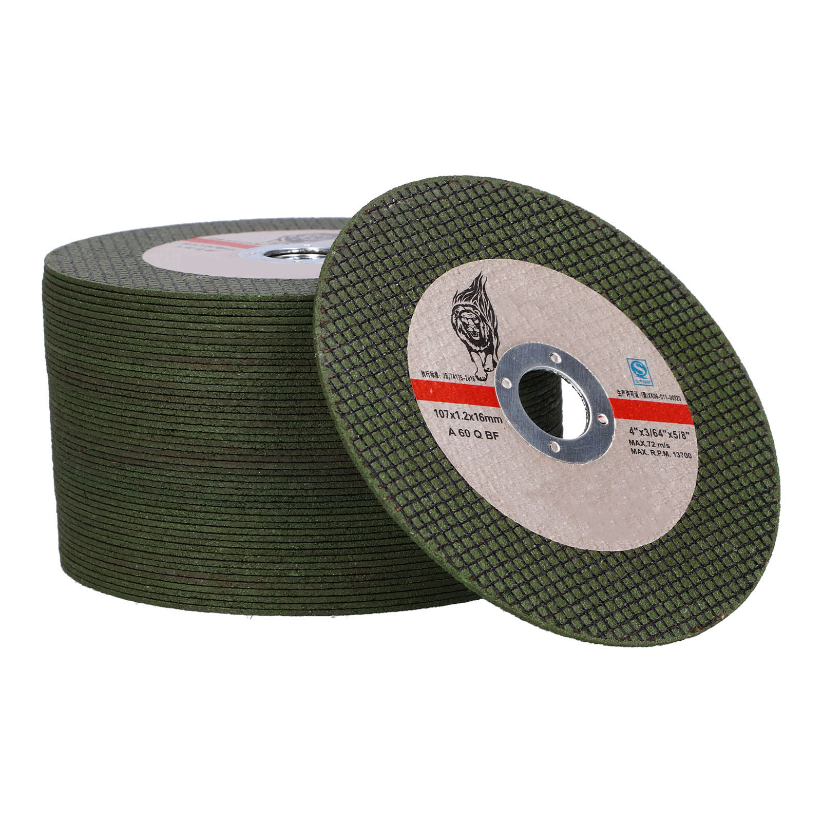 Toivize 107 X 1,2 Mm Trennscheiben Aus Harz Mit 16 Mm Bohrung – Packung Mit 50 Ultradünnen Scheiben Für Präzises Schneiden Von Stahl Und Holz