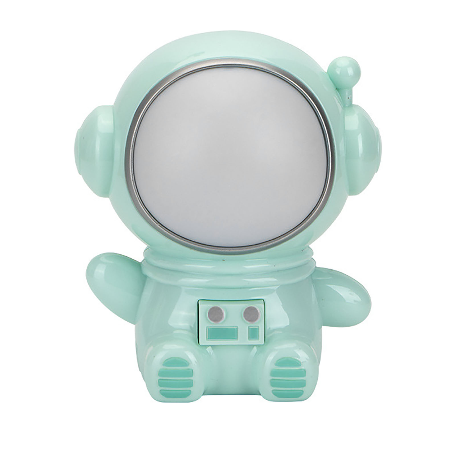 Wiederaufladbares Led-nachtlicht In Astronautenform Mit Usb-anschluss, 3 Modi, Sanftes Grünes Licht, Niedliches Design Für Kinderzimmer, Moderne Inneneinrichtung