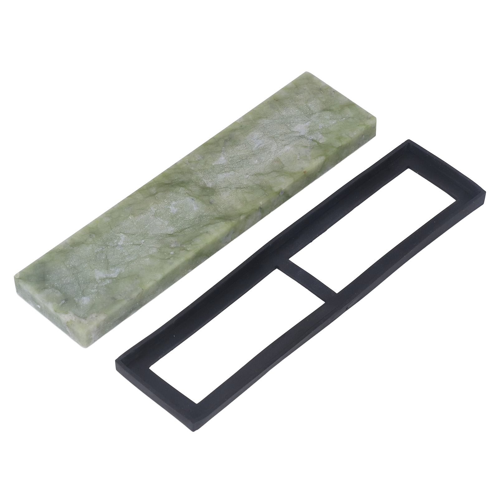 Toivize 10000er Schleifstein, Smaragdgrün, 200 X 50 Mm, Rutschfeste Unterseite