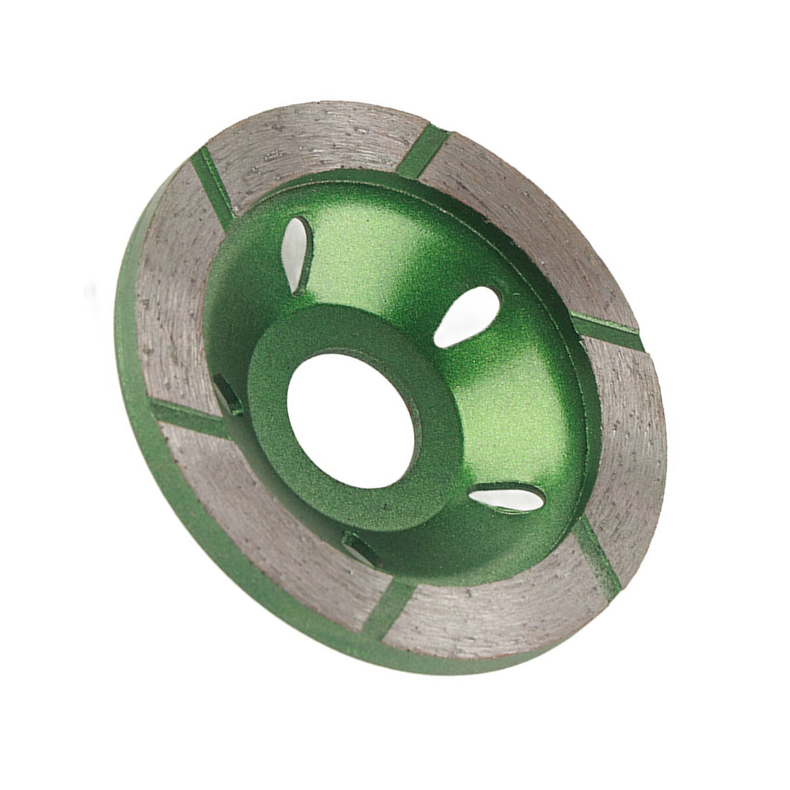 80-mm-diamantschleifscheibe, Grünes Segment, Beton, Marmor, Granit, 6 Mm Dicke, 16 Mm Bohrung, Gesintert, Hohe Qualität