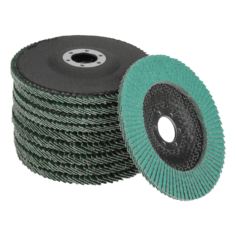 Toivize 100-mm-schleifscheibe, Körnung 80 – Packung Mit 10 Aluminiumoxid-schleifscheiben, 6 Mm Dick, 16 Mm Innendurchmesser
