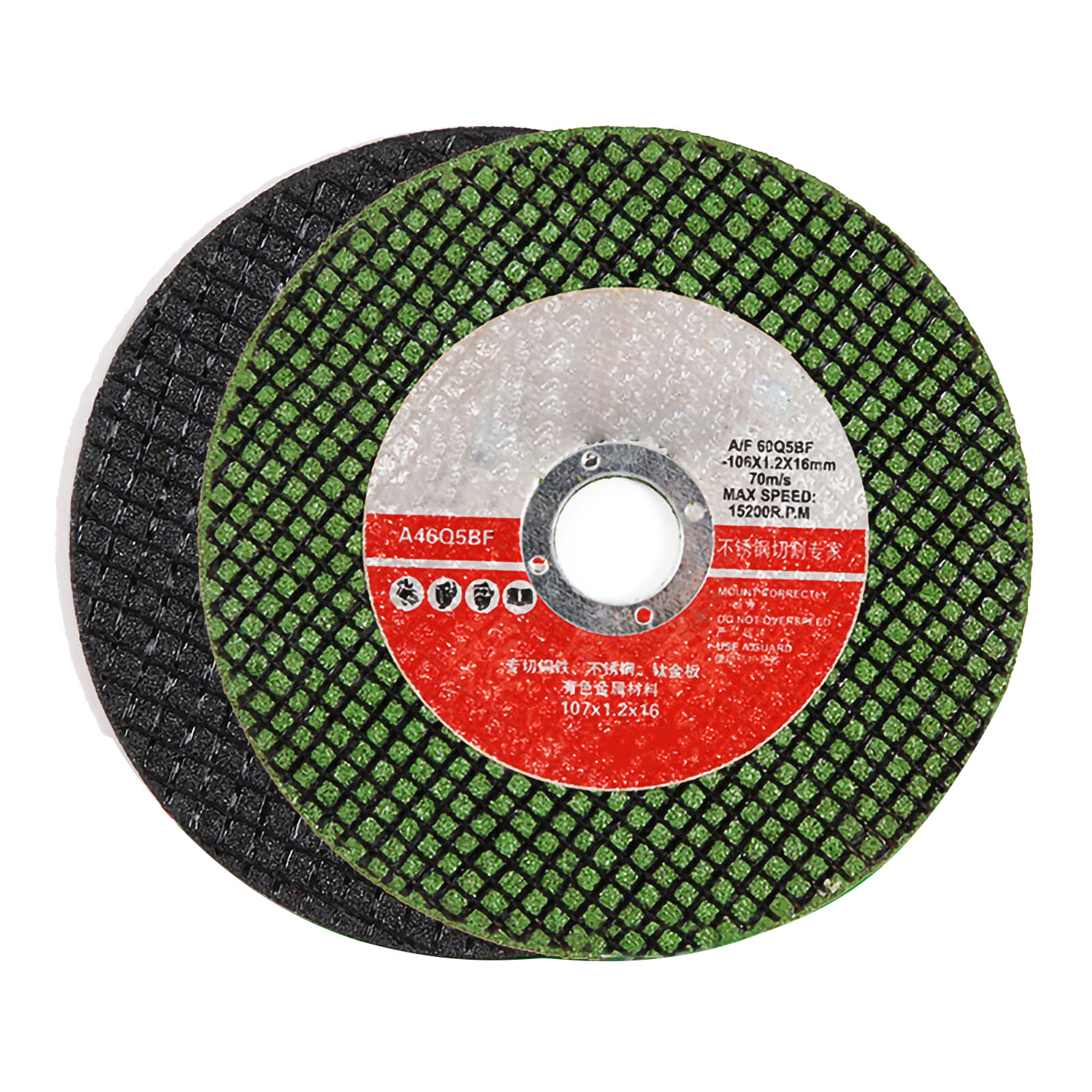 100 Mm X 1,2 Mm Trennscheiben – 25er-pack – Doppelgewebe, Harzgrün – Für Winkelschleifer, Edelstahl