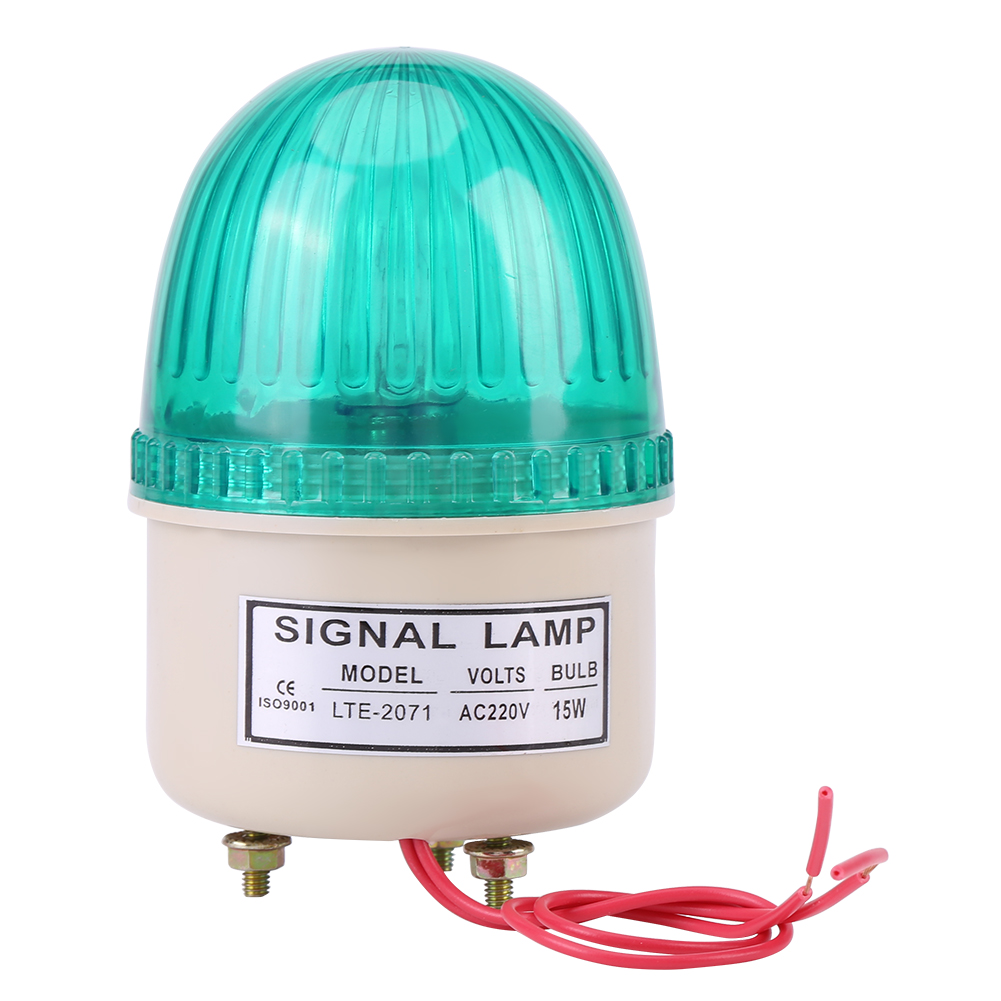 Lte-2071 220v Grüne 15w Robuste Wasserdichte Blink-led-anzeigeleuchte Für Industrielle Werkzeugmaschinen – Visuelle Warnsignalisierung
