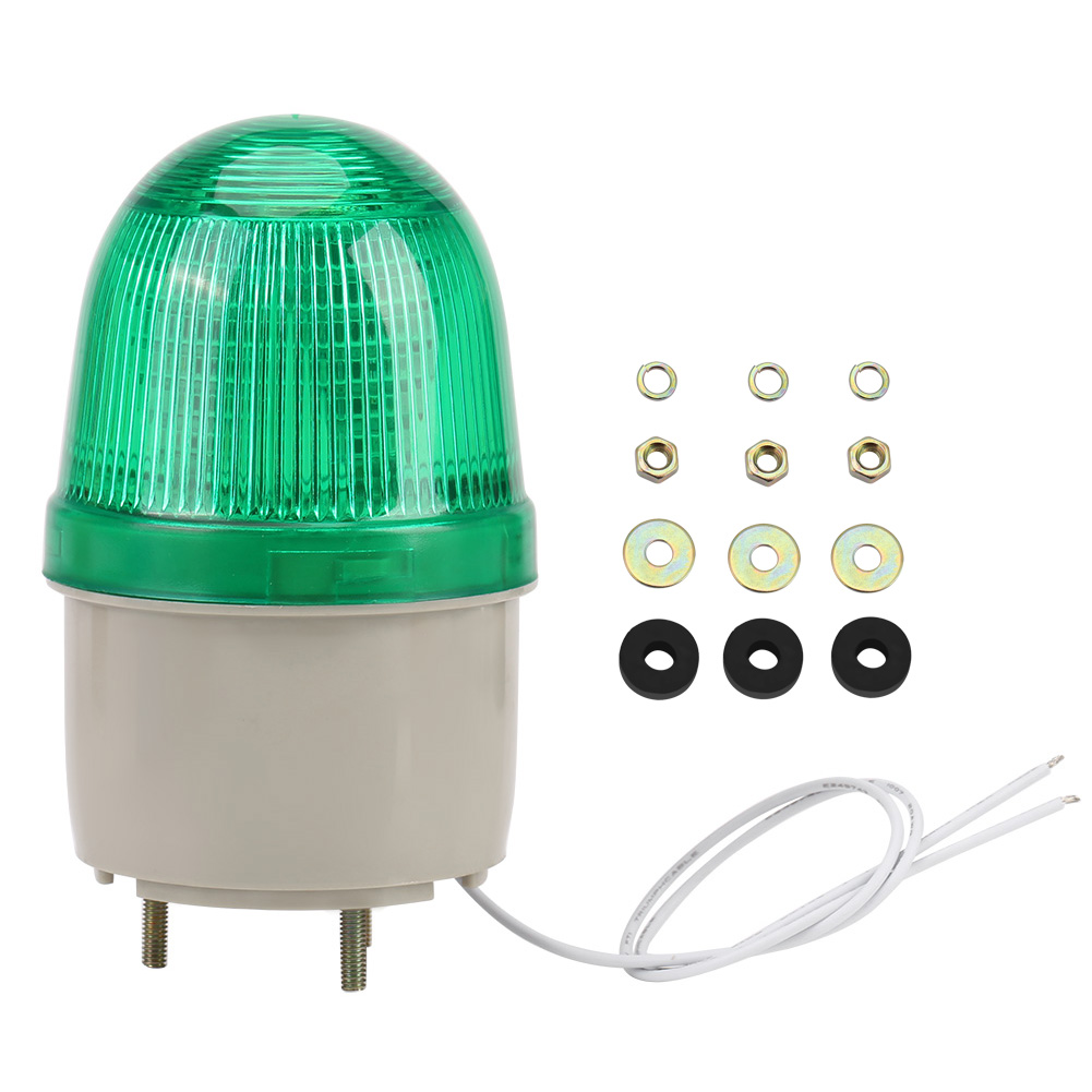 Lte-5071 Led-warnleuchte, Blinkend Grün, 220 V, Ip45, Abs/pc, 12,5 X 6,5 Cm