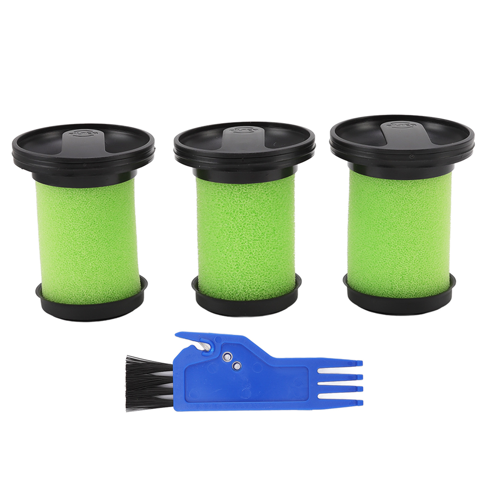 3er-pack Schaumstofffilter + Bürste Für Gtech Multi Mk2 Staubsauger, Hochleistungs-zubehör Mit Frischem Duft