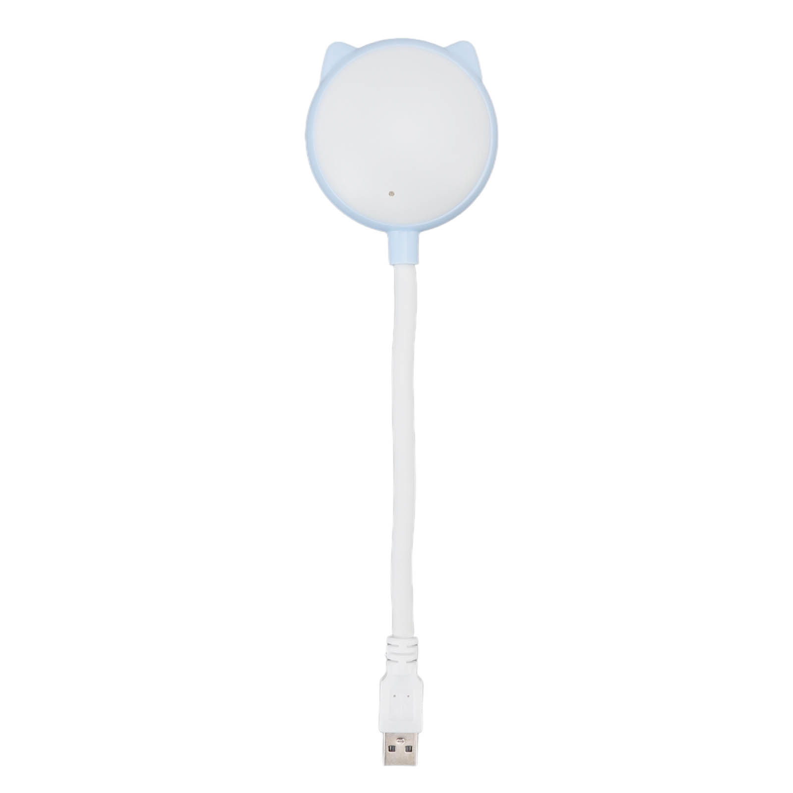 26 Cm Flexible Led-schreibtischlampe, Sprach- Und Musiksteuerung, Abs/pvc, 5v Usb, Beruhigendes Wechselndes Licht Für Schreibtisch Oder Nachttisch