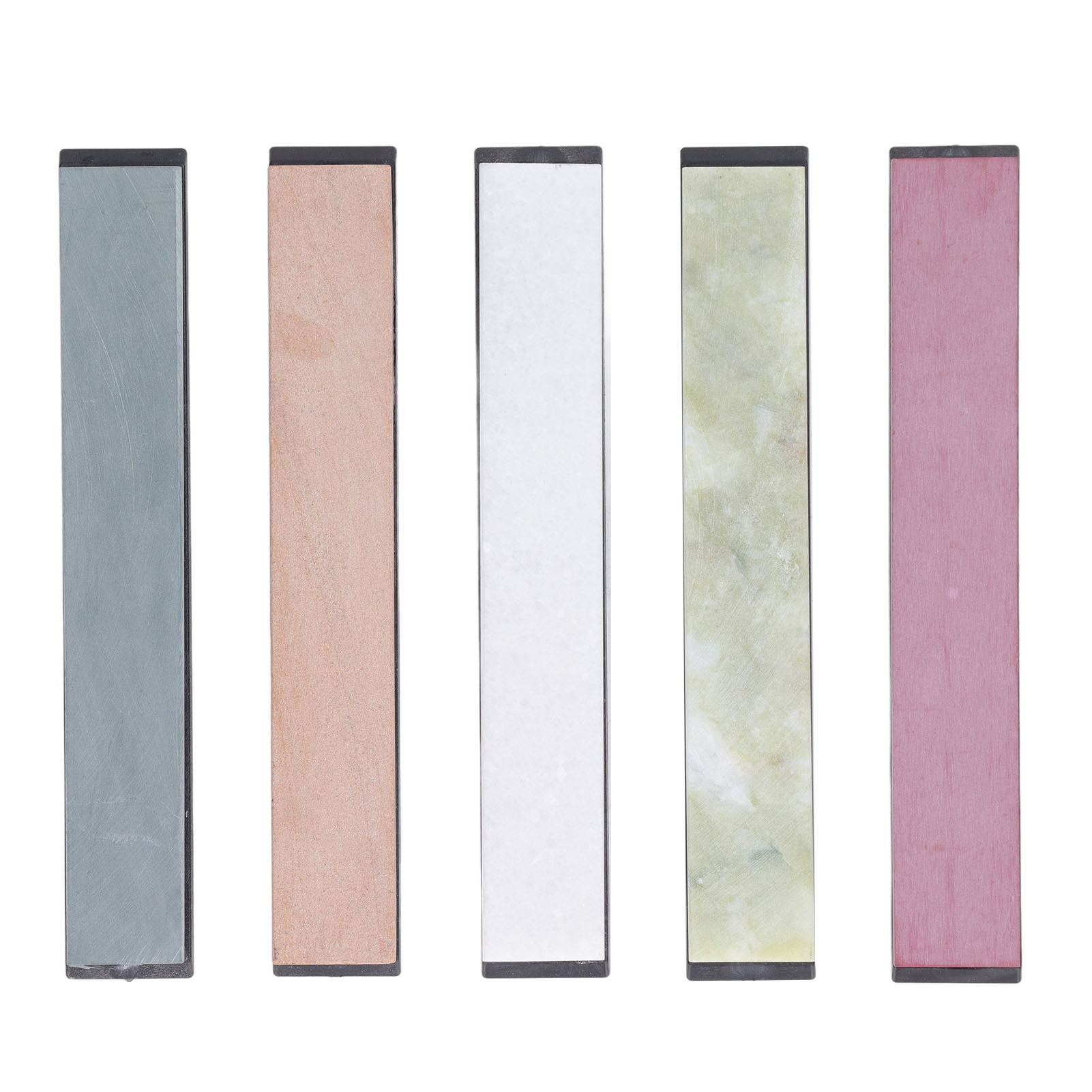 Set Mit 5 Toivize 1000-10000 Körnung Naturschleifsteine, 150x23mm, Für Japanische Messer
