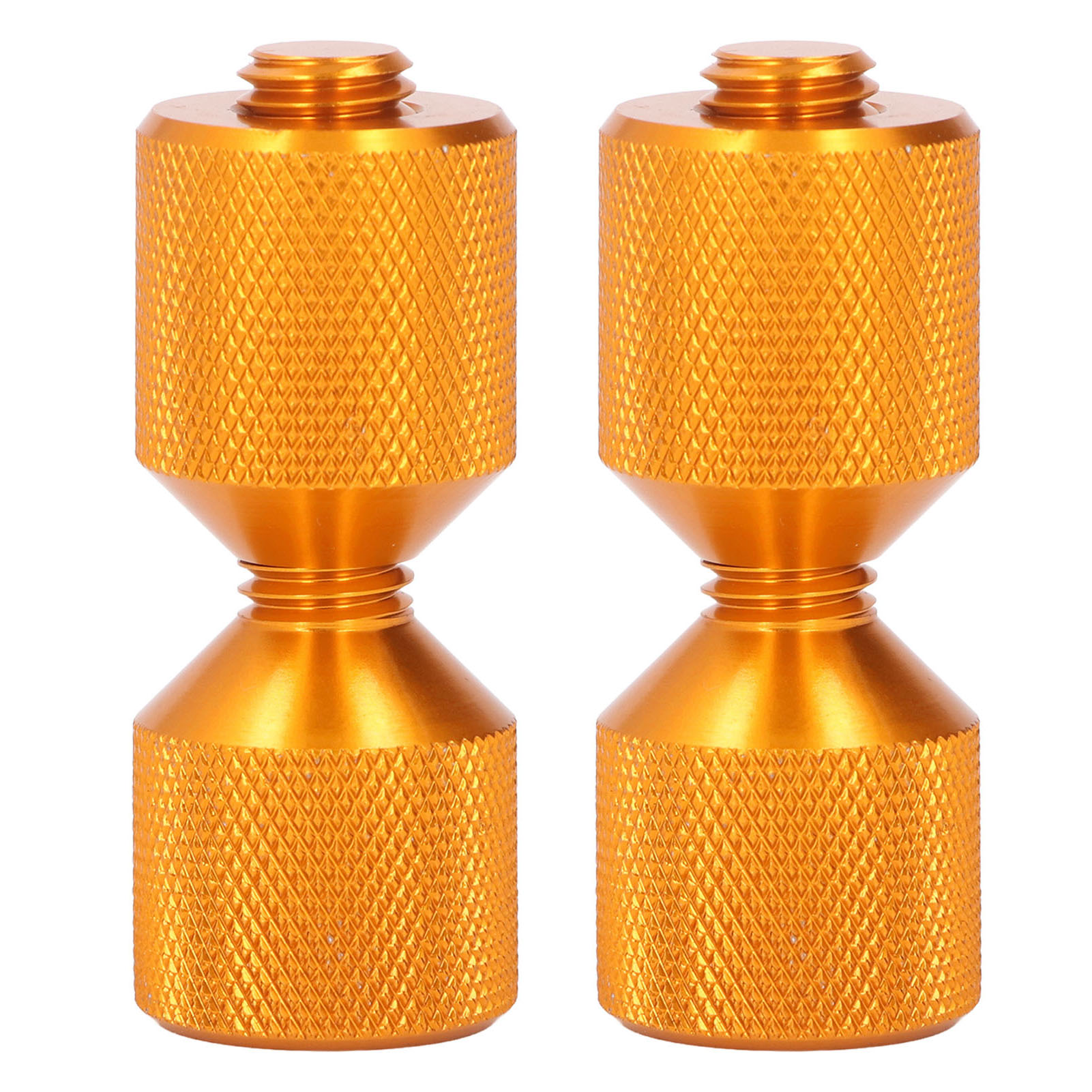 Toivize 1-1/8" M12 Orange Eloxierte Aluminium-doppelloch-flanschausrichtstifte, 2er-pack Für Asme 150 Lb Rohre