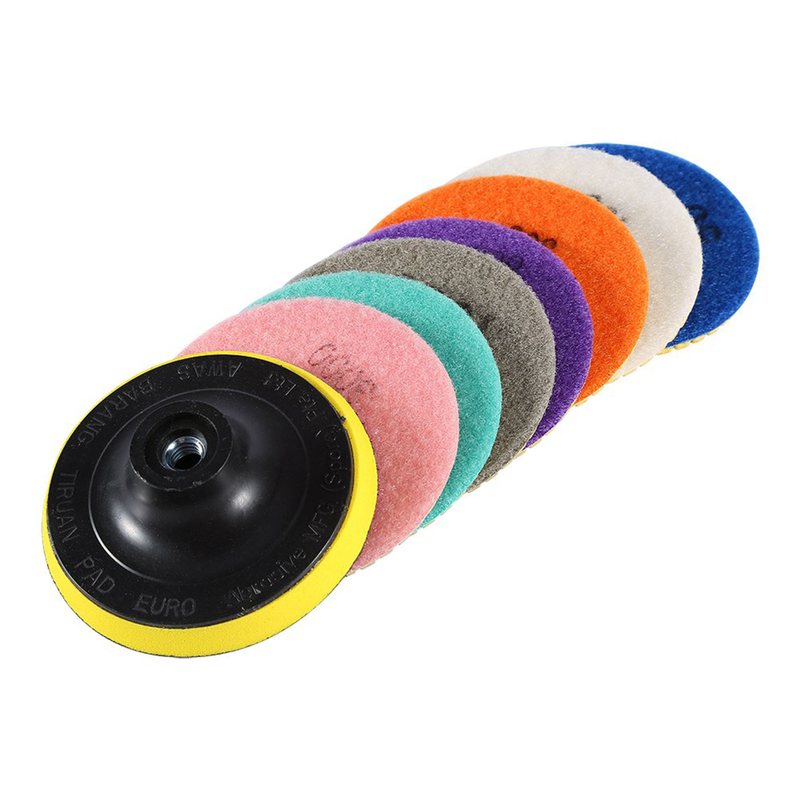 100-mm-diamantpolierscheiben – 8-teiliges Set Für Granit, Marmor Und Beton – Nass/trocken