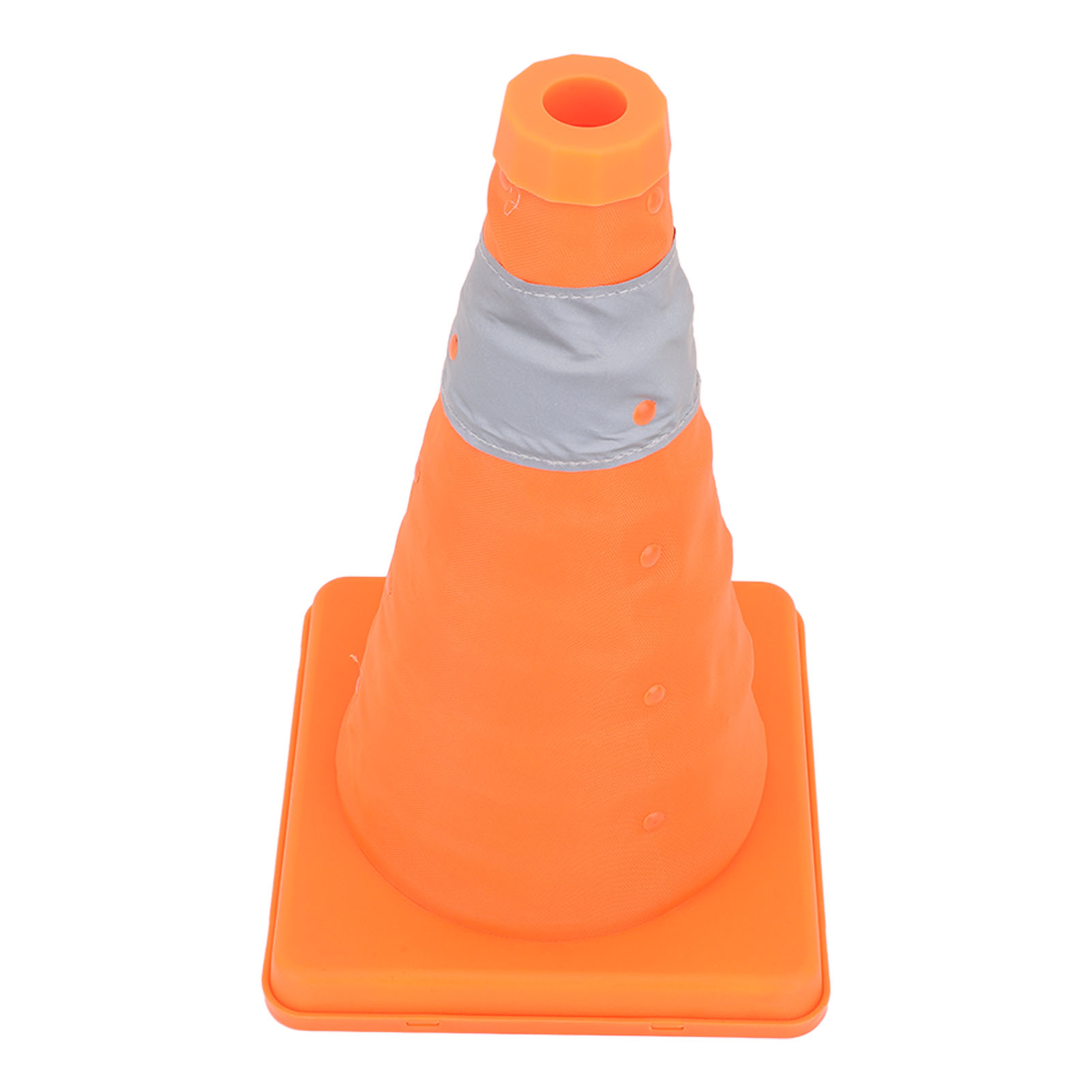 Toivize 30 Cm Zusammenklappbarer Sicherheitskegel Mit Reflektorstreifen Und Verstärktem Pe/pp-sockel Für Baustellen