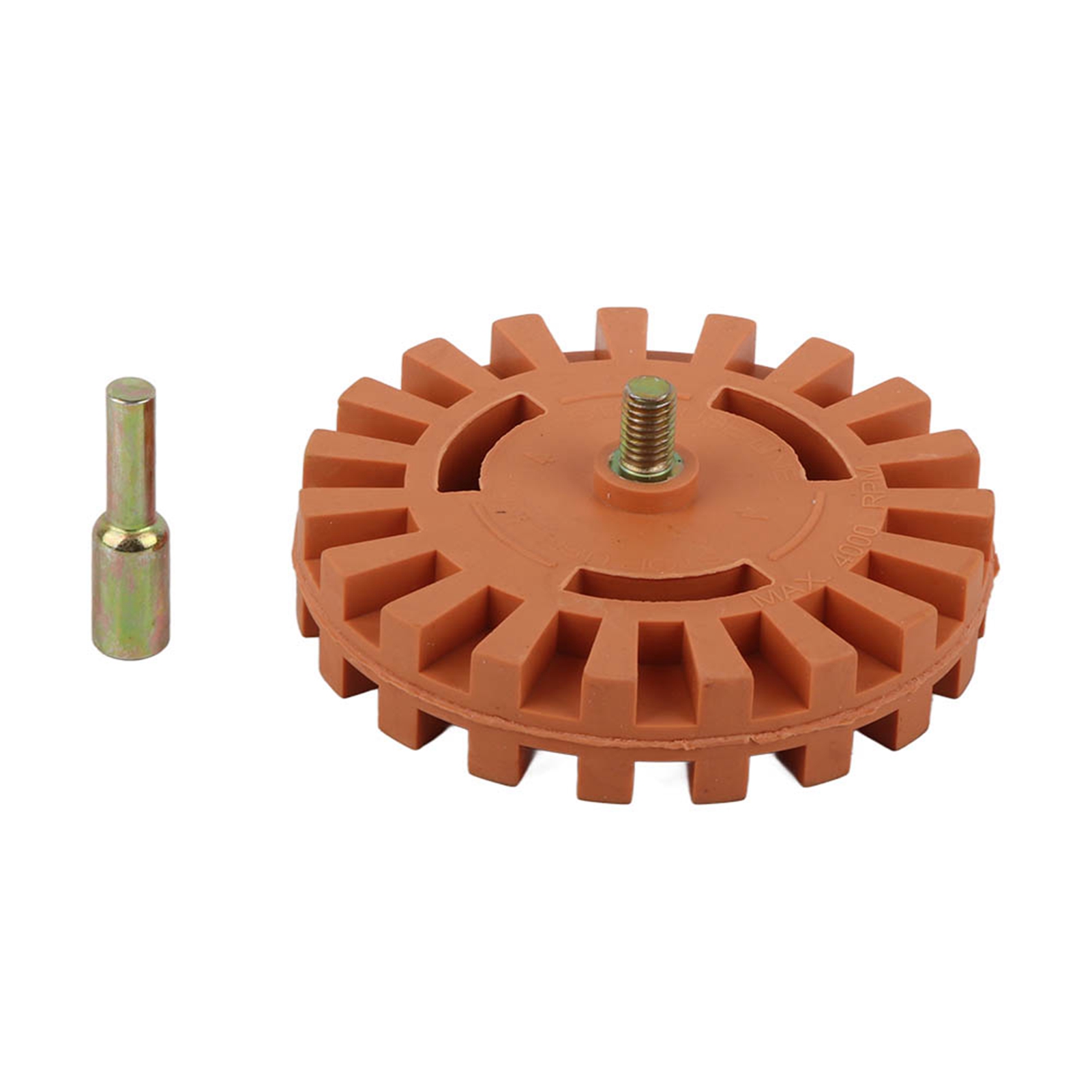100-mm-gummirad Zum Kratzfreien Und Chemikalienfreien Entfernen Von Aufklebern Und Kleberesten Von Autokarosserien.