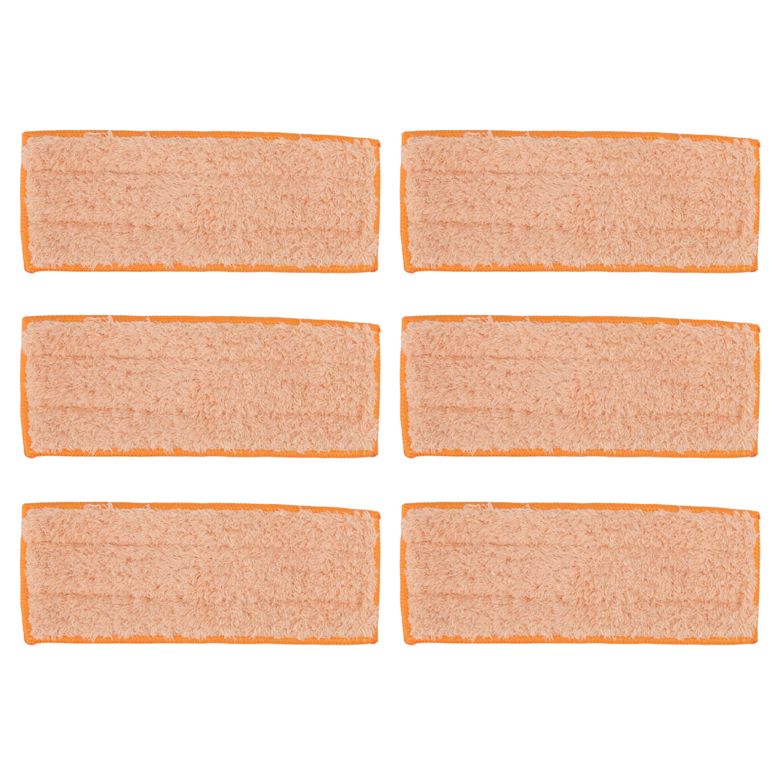 6er-pack Waschbare Mikrofasertücher Für Irobot Braava Jet 240 Und 241, Wiederverwendbare Feuchttücher, Orange