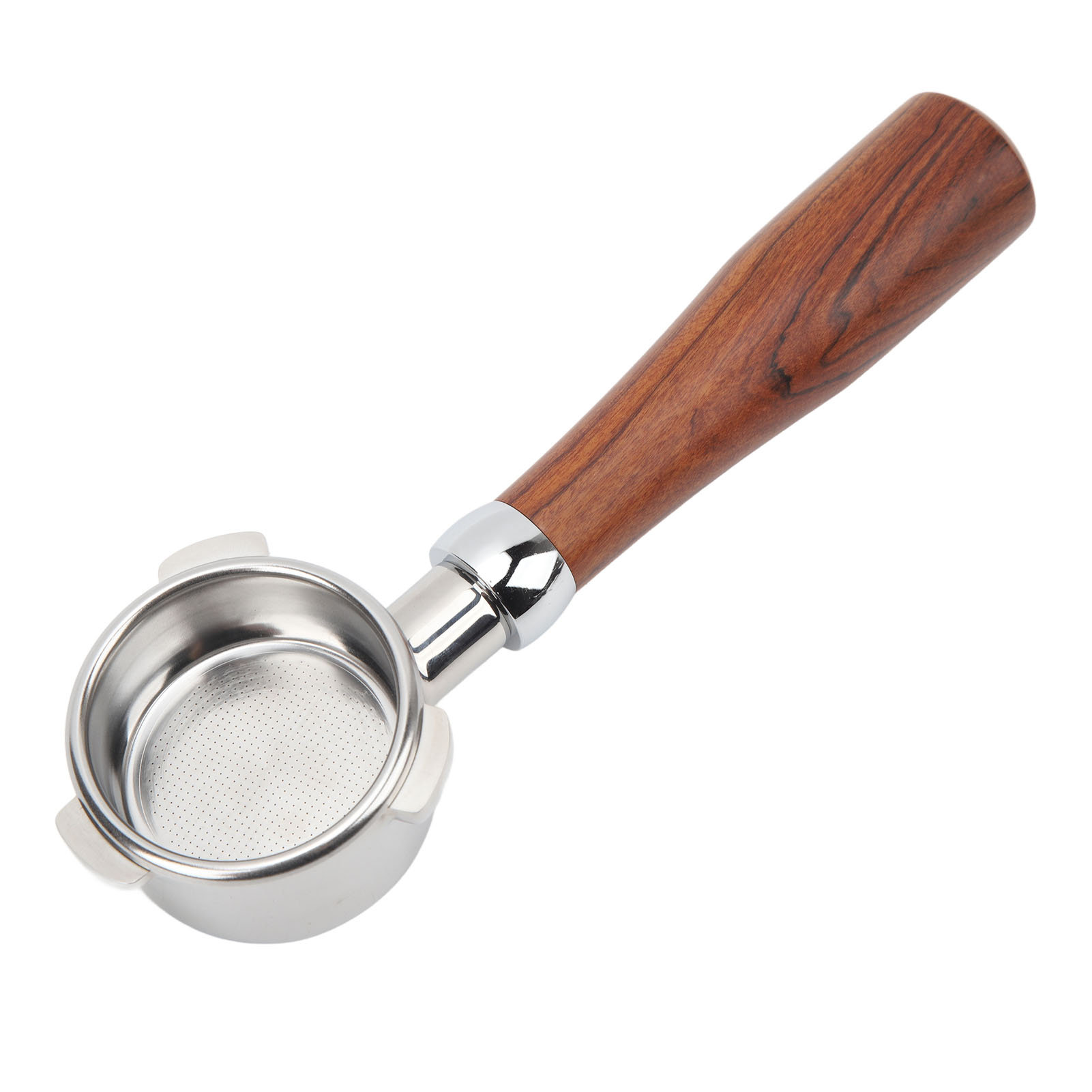 Bodenloser 54-mm-edelstahl-filterhalter Für Breville 870/880, Rosenholz-design, Kreisförmig, Visuelle Extraktion