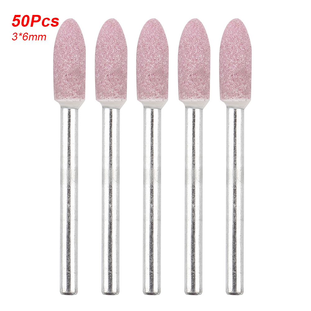 3x6 Mm Keramik-polierspitzen – 50-teiliges Set Für Dremel-rotationswerkzeuge, Hochpräzise Kugelform