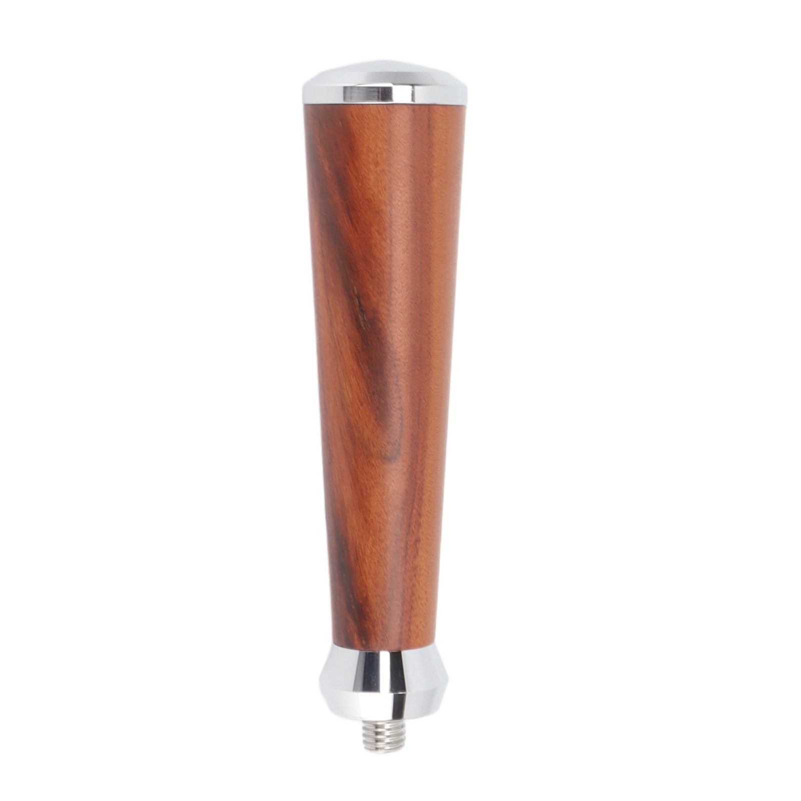 Ergonomischer M10 Filterhaltergriff Aus Massivem Padouk-holz Mit Metallfuß Für Professionelle Espressomaschinen