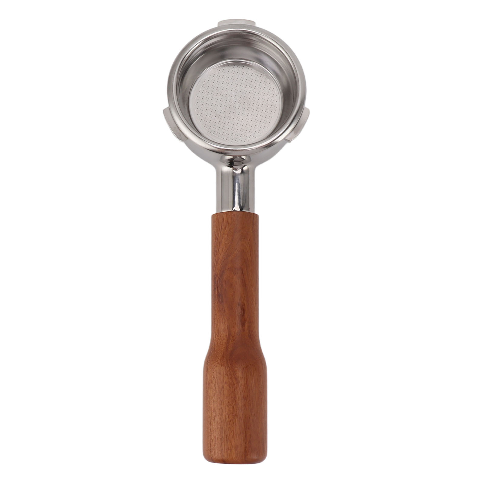 Bodenloser Siebträger Für Barsetto C1, 58 Mm, Edelstahl Und Rotes Rosenholz, Präzise Visuelle Extraktion