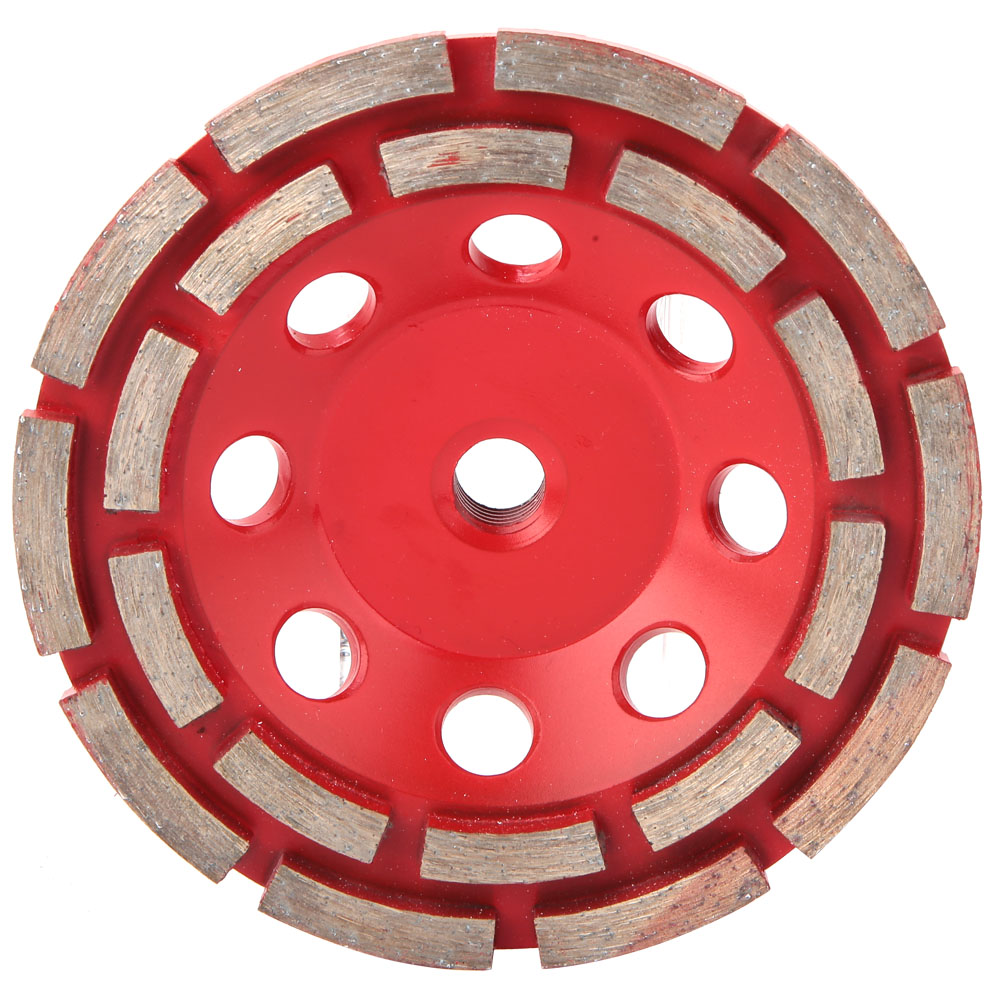 4" (122 Mm) Doppelreihige, Hochfeste Diamantschleifscheibe Für Beton, Granit Und Marmor, M14-aufnahme