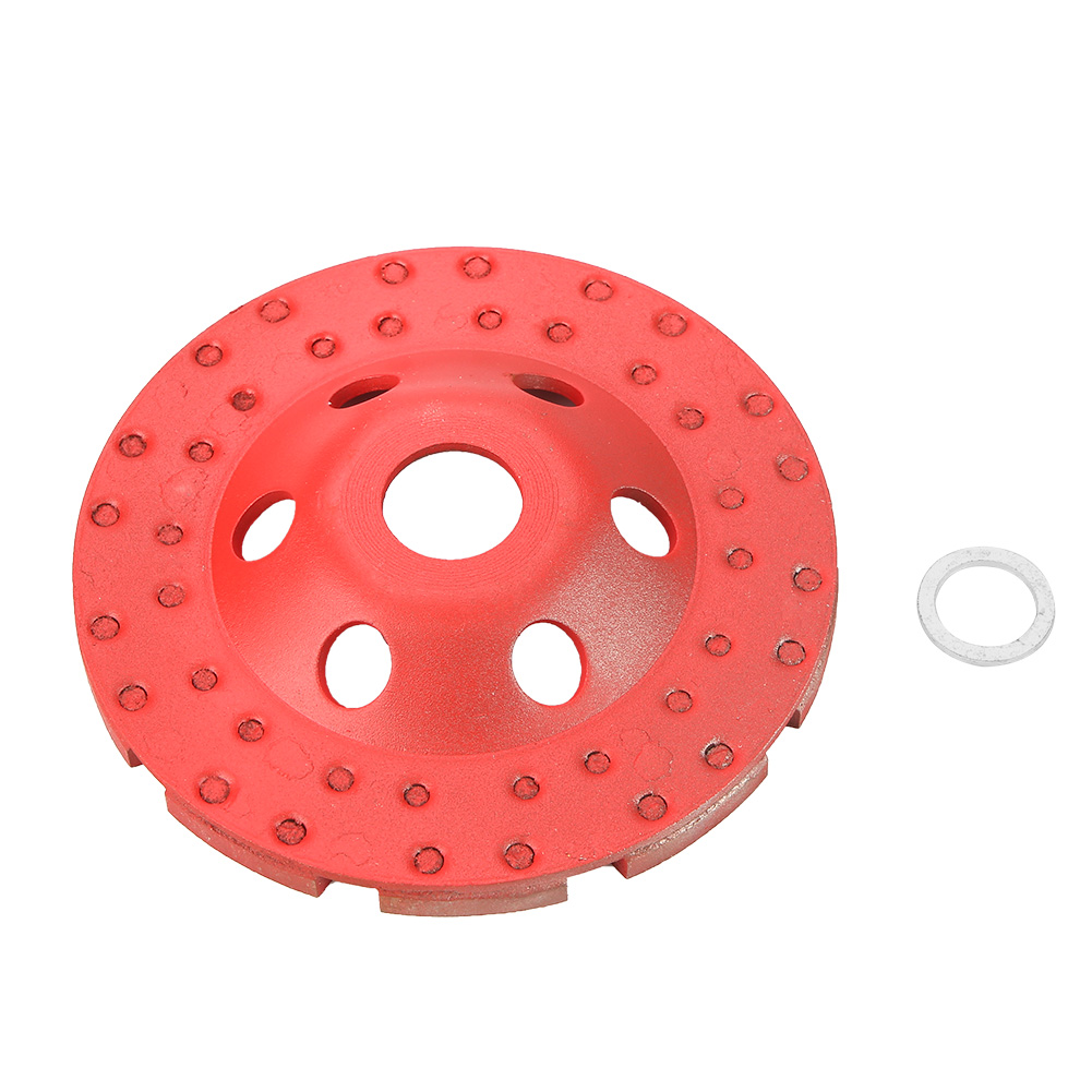 125-mm-diamanttrennscheibe Für Winkelschleifer, Beton, Stein, Marmor, 22,23-mm-bohrung, Rot, Gekühlte Segmente