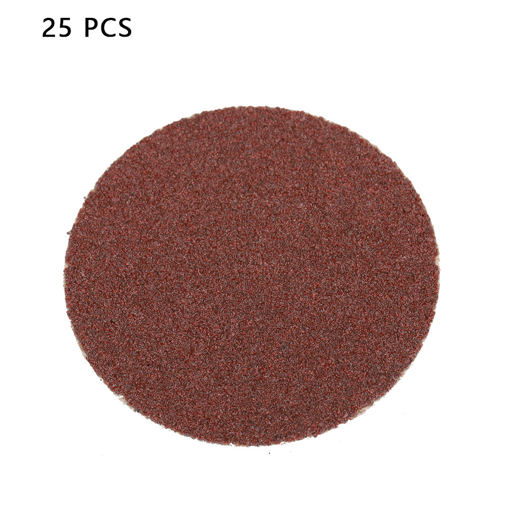 76 Mm (3 Zoll) Roll-lock-schleifscheiben, Körnung 120, Rotes Aluminiumoxid, 25er-packung Für Präzisionsschleifen