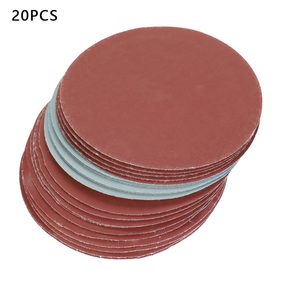 Toivize 5-zoll (127 Mm) Runde Schleifscheiben – 20 Stück, Körnung 1000/1500/2000/3000, Aluminiumoxid, Zur Verwendung Auf Holz/metall/lack