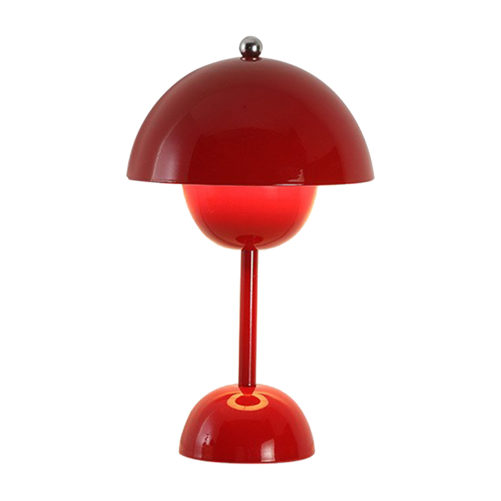 Minimalistische Led-schreibtischlampe Aus Weinrotem Eisen, 18 X 30 Cm, Helligkeit Und Farbe Einstellbar