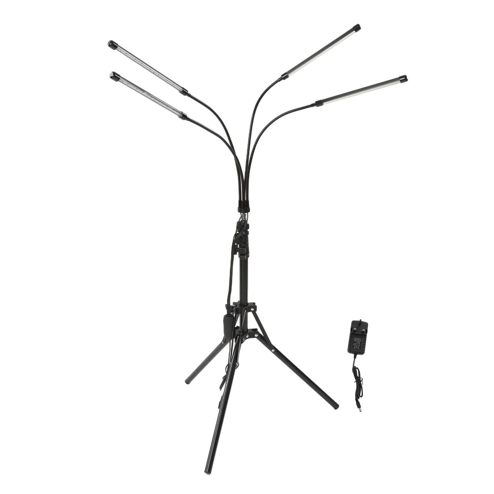 Rote Infrarot-led-therapielampe (660 Nm, 850 Nm), 4 Verstellbare Köpfe, 160 Cm Teleskopstativ, Timer, Schmerzlinderung