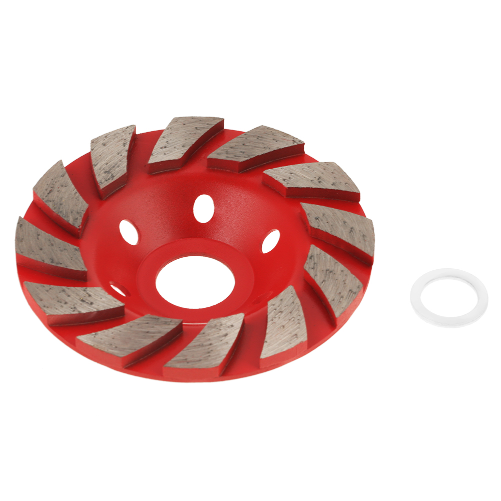 100-mm-diamantschleifscheibe (rot) Für Beton, Stein Und Keramik 22,23 Mm Bohrung, 4,5 Mm Dicke Robust Und Präzise 1 Stück