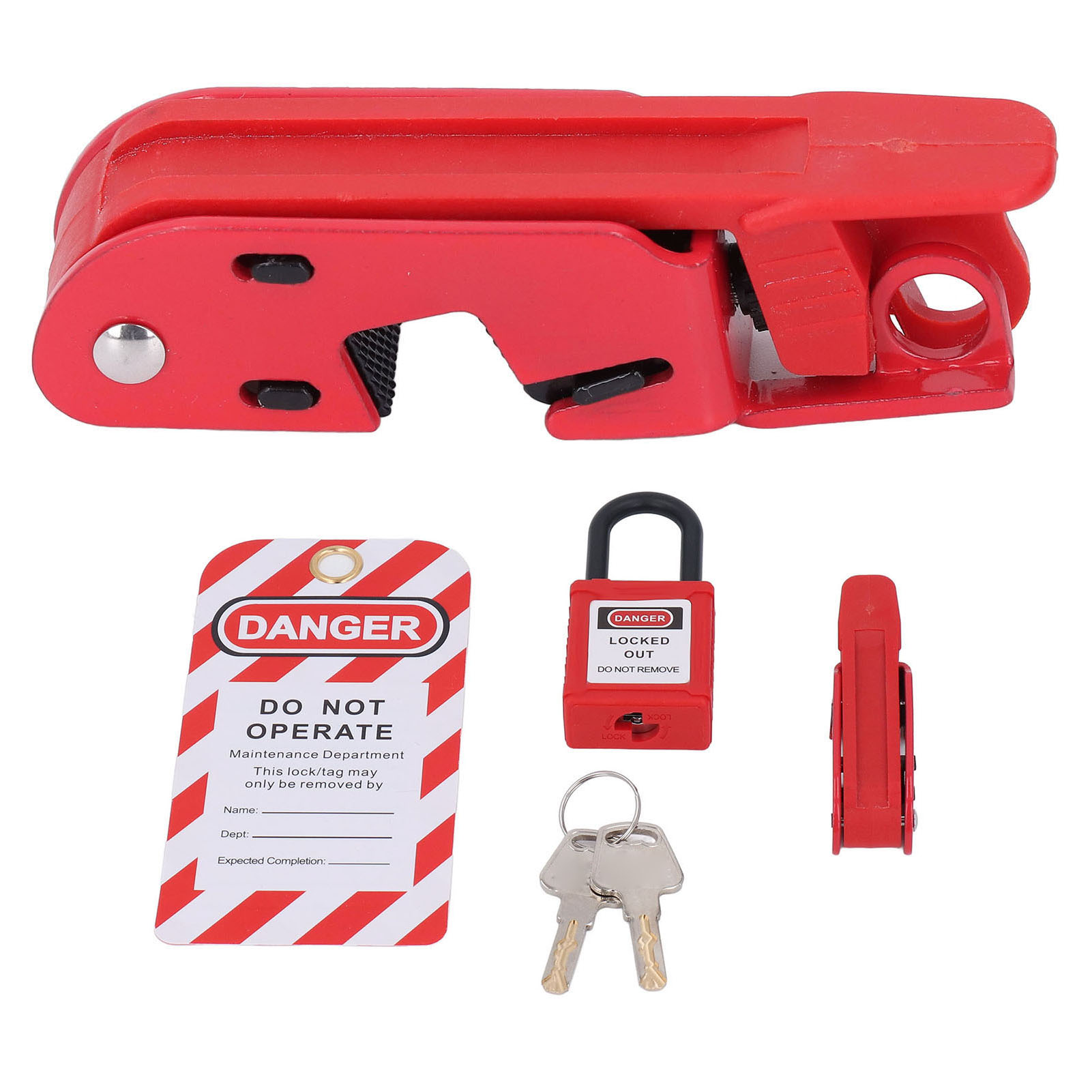 Bd-d17 3-teiliges Sicherungsautomatenschloss Aus Aluminiumlegierung Mit ≤12 Mm Griff, Werkzeuglos
