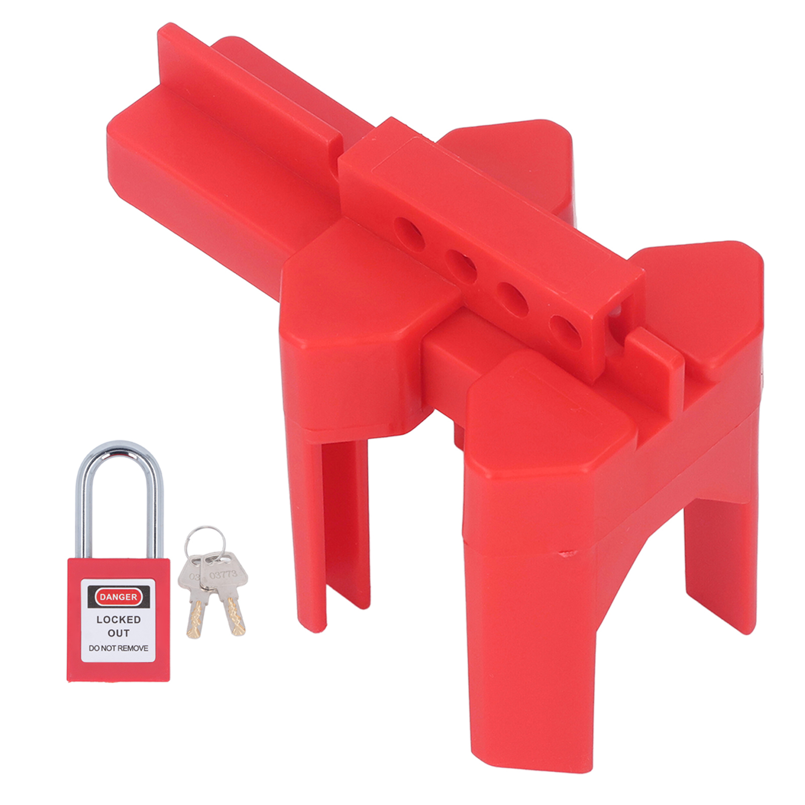 Toivize Bd-f01/bd-g01 Verstellbarer Wasserhahnverschluss Dn8-50 Edelstahl Pp Mit Vorhängeschloss 38 Mm Industrielle Sicherheitswartung