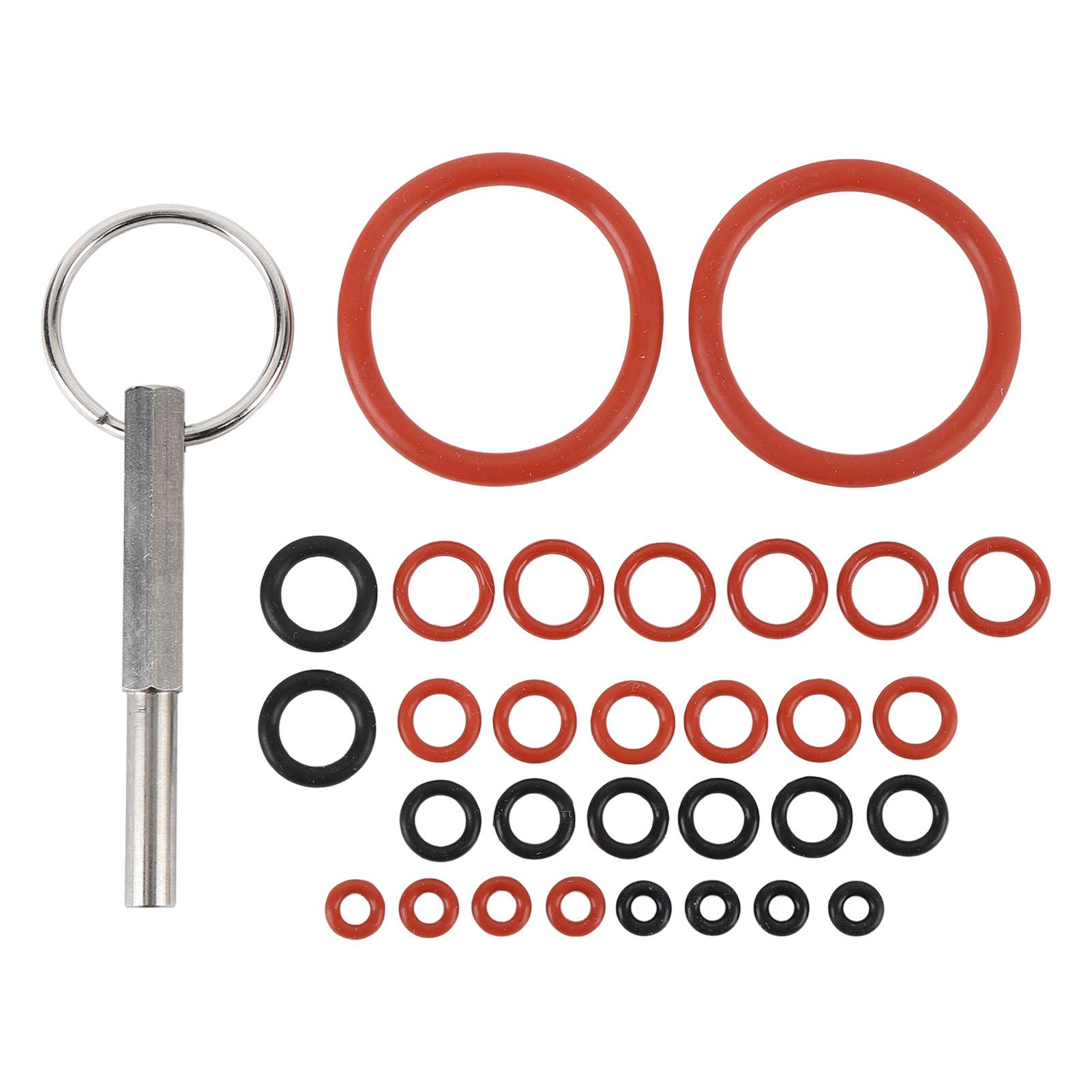 Set Mit 30 Silikon-o-ringen + Edelstahlschlüssel Für Jura Kaffeemaschinen, Wasserdicht Und Hitzebeständig, Wartungsarm