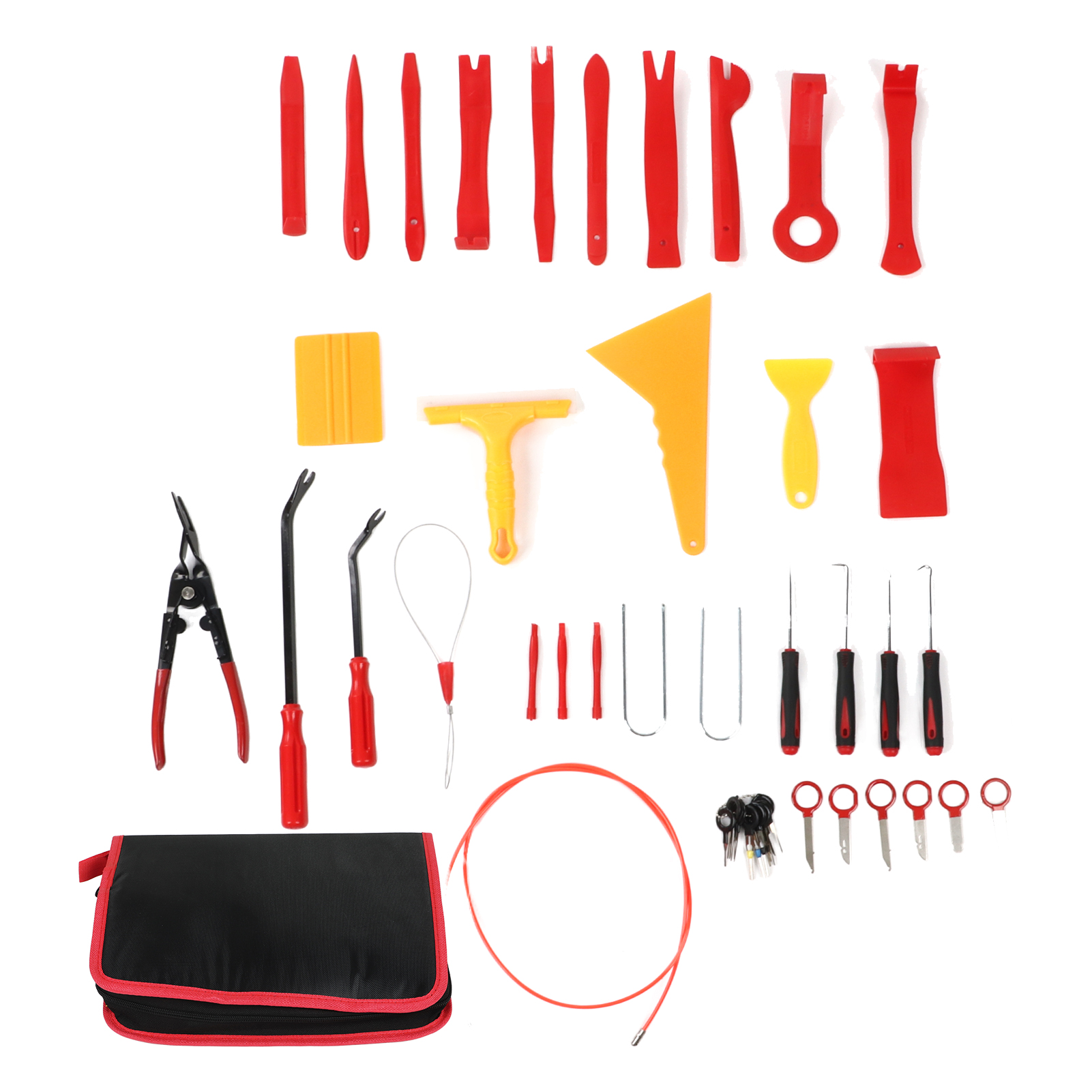 Toivize 51-teiliges Auto-demontage-set, Ergonomische, Kratzfeste Pom-nylon-werkzeuge Für Fahrzeuginnenverkleidungen Und Armaturenbrett