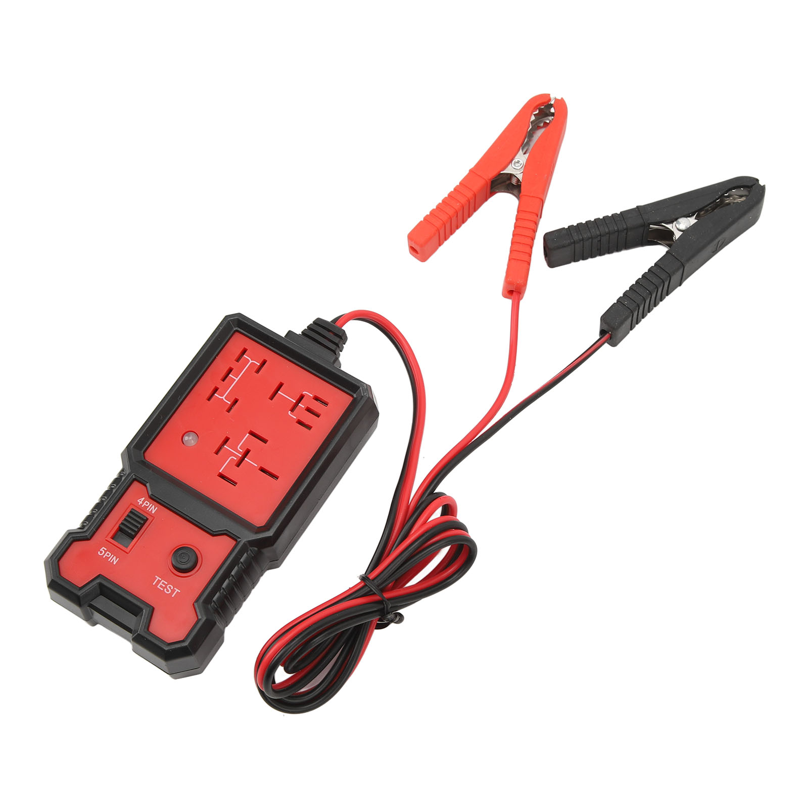12v-relaisprüfer – Toivize – Kfz – Hochpräziser Elektrischer Prüfer Für 11–15v-batterien, Abs + Metall, Grüne/rote Led