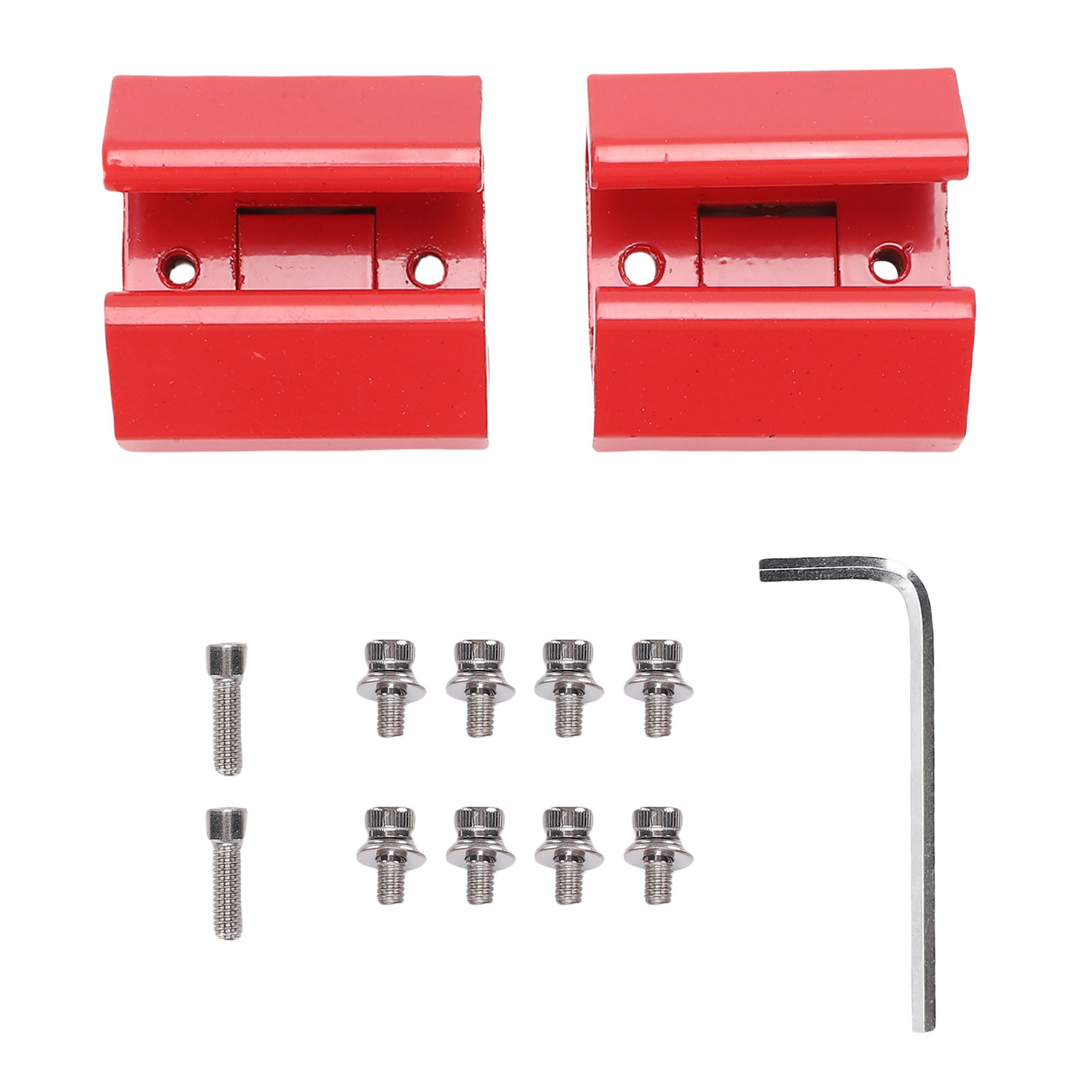 Packout Rail Corner Bracket - Toivize Dy1305 - 6061 T6 Aluminium Und Edelstahl Adapter, Rot, 2er-pack Mit Befestigungsmaterial