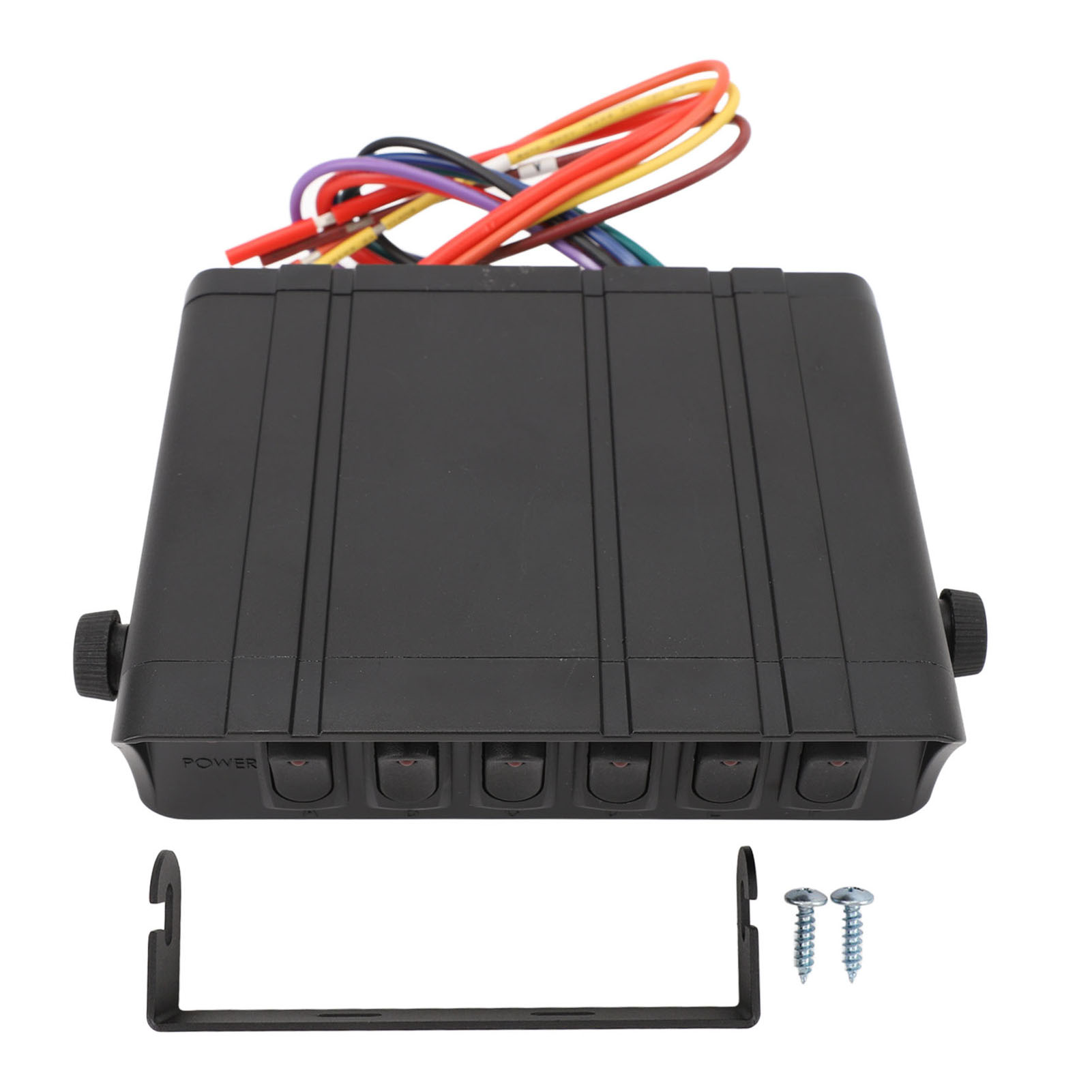 Spst 6-kippschaltergehäuse – Rot – Aluminium – 40 A, 12–24 V Dc – Wasserdicht Für Auto, Boot, Wohnmobil