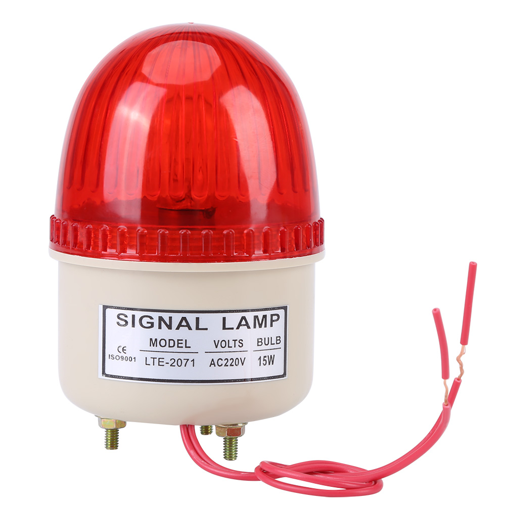 Lte-2071 220v Rote 15w Wasserdichte Blinkanzeigeleuchte