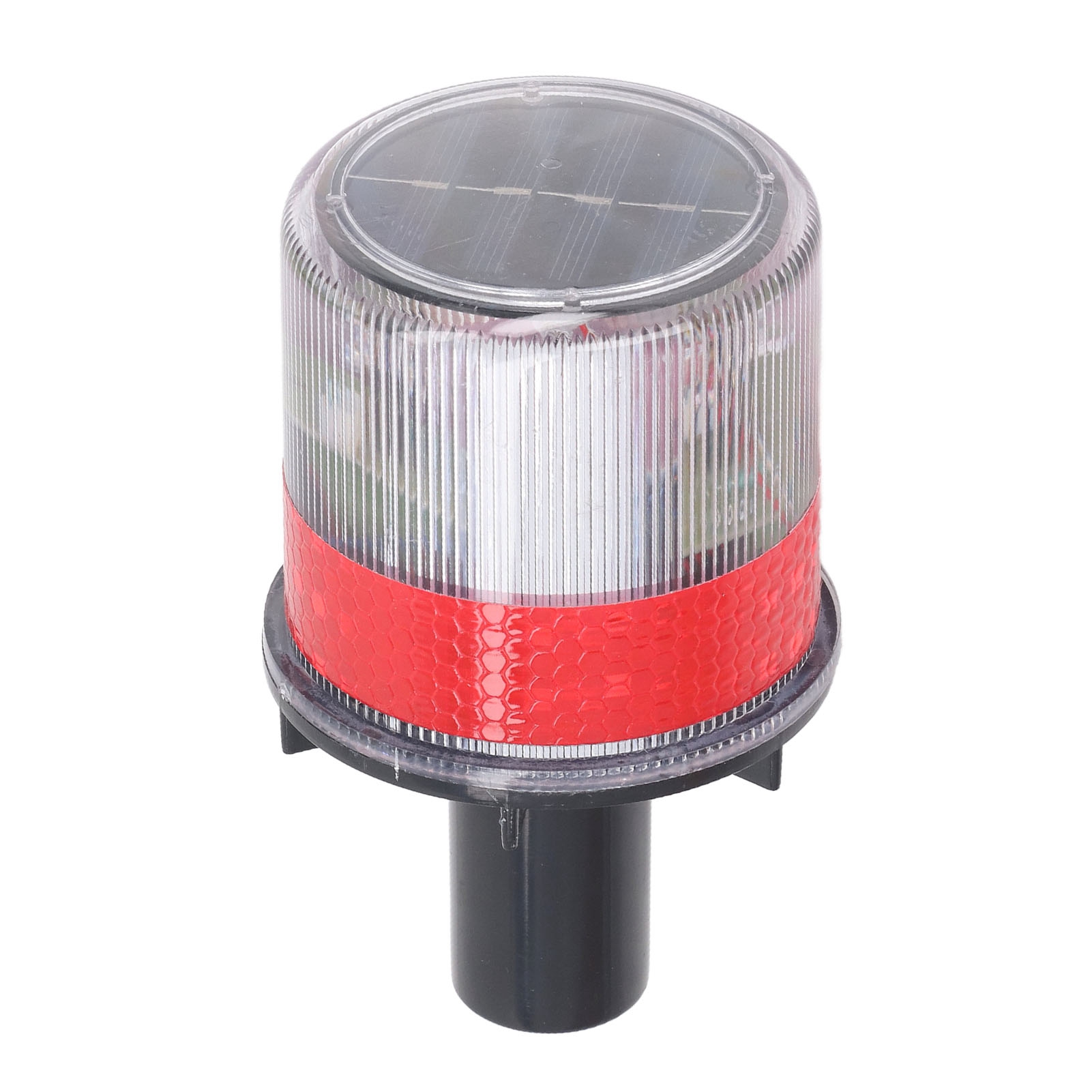 Solarbetriebene Led-warnleuchte – Ergonomisches Modell Mit Griff – Wasserdicht (ip65), Reflektierendes Polycarbonat, 300 M Reichweite, 2 Wochen Akkulaufzeit, Geeignet Für Baustellen, Straßen Und Boote