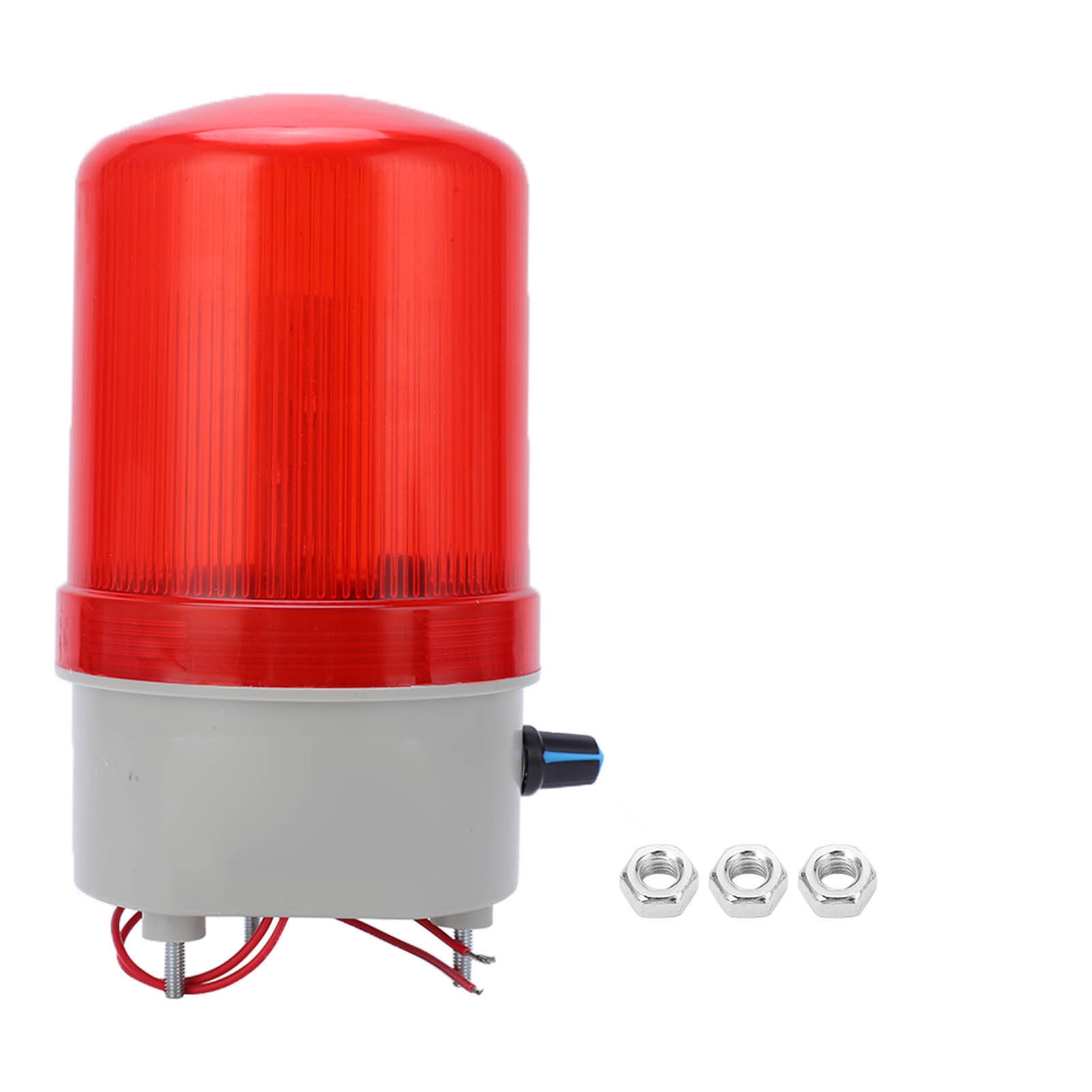 Berm Bem-kt-1101j 220v Rotierende Led-warnleuchte Mit 110db-ton, Robustes, Wasserdichtes Abs-gehäuse Für Werkstatt, Lagerhalle Und Industrie