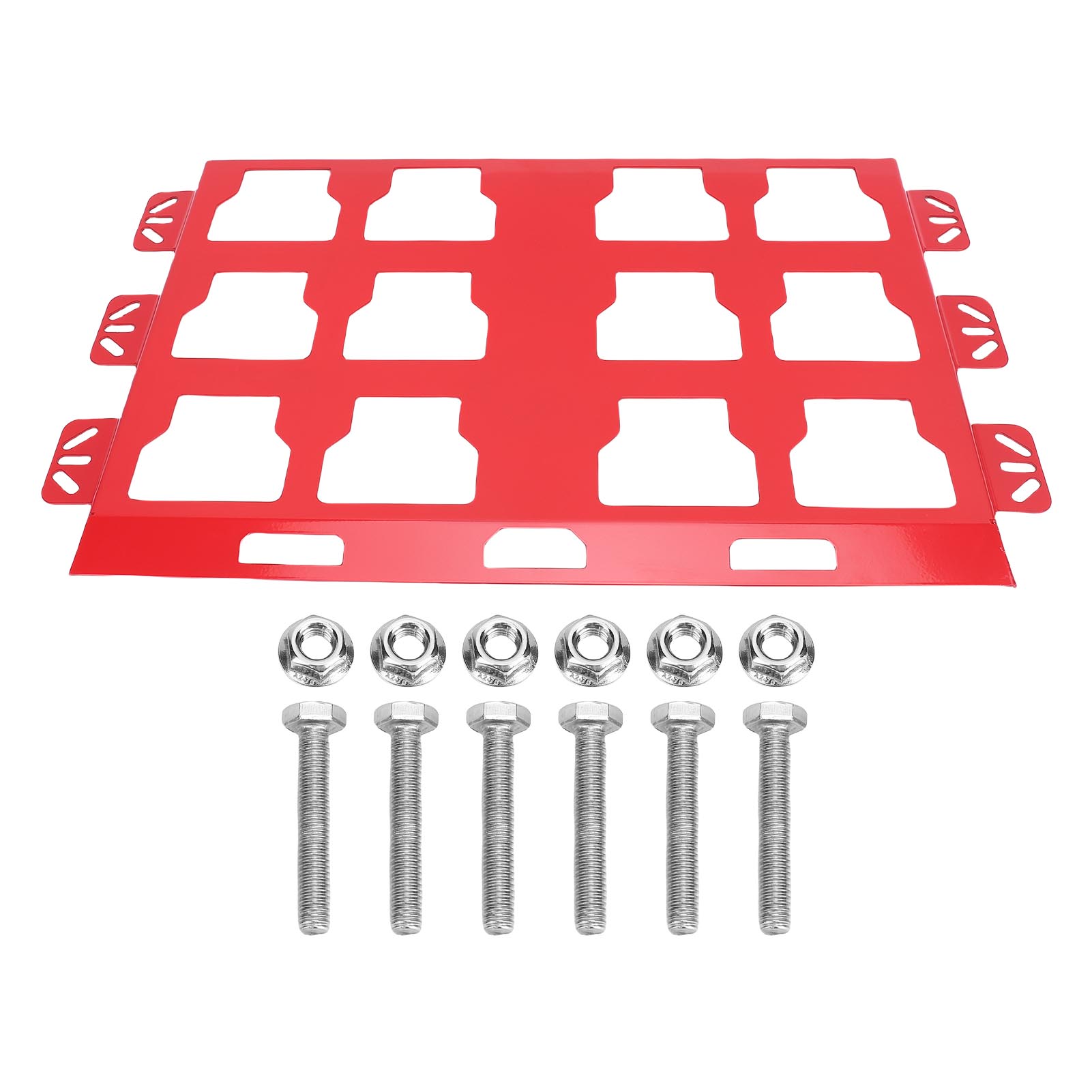 Rote Metallhalterung Für Packout-werkzeugkisten – Kompatibel Mit Robusten Wandplatten, Inklusive Montagesatz Für Fahrzeug Und Werkstatt.