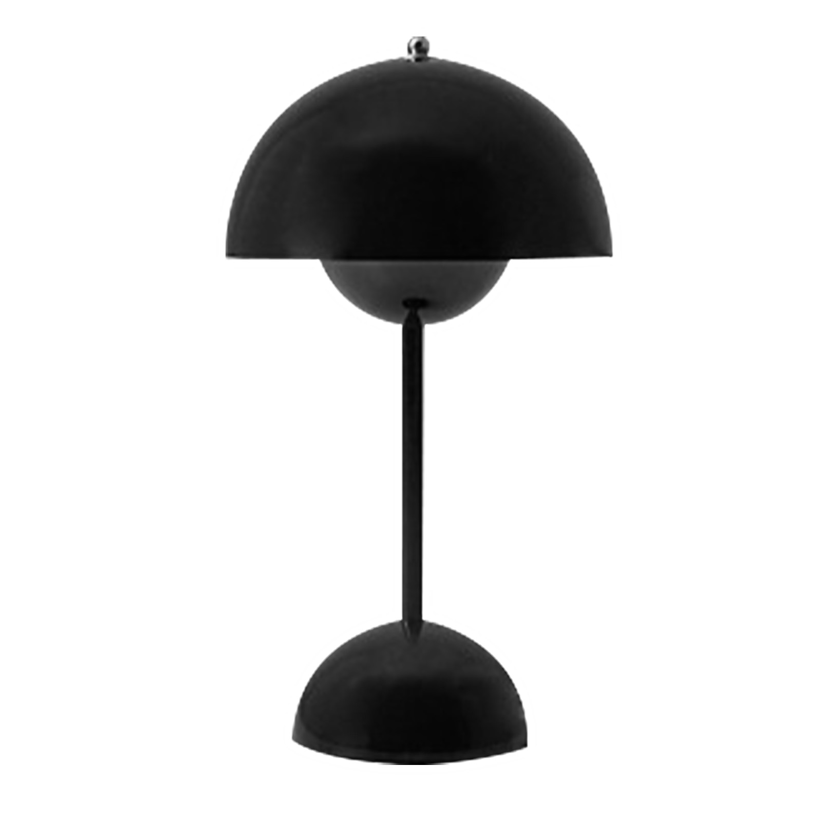Toivize Kabellose Led-tischleuchte, Usb-aufladbar, Schwarzer Pvc-lampenschirm, 3600-mah-akku, 3 Helligkeitsstufen, Modernes Design