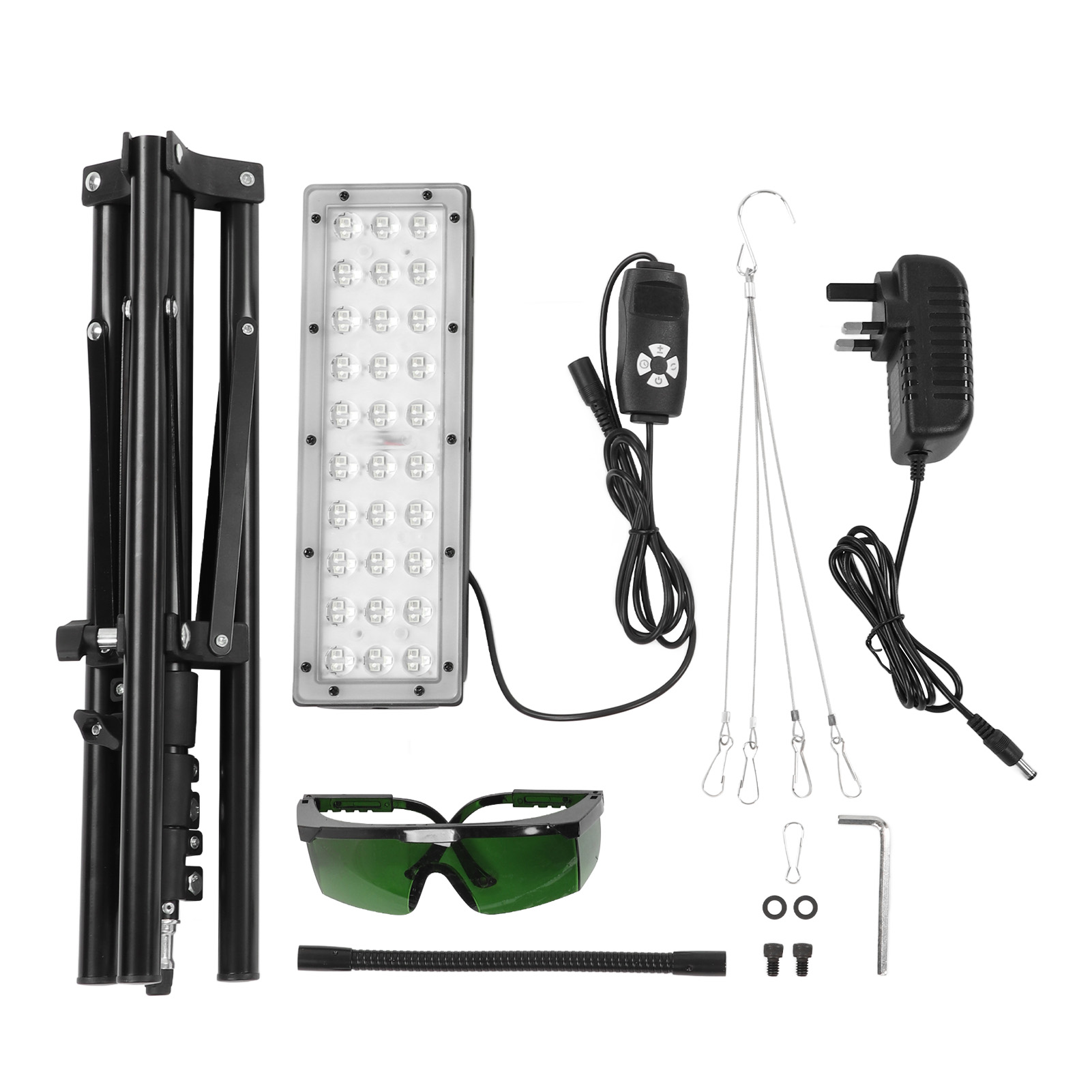 Toivize 90w Rotlichttherapielampe Mit 90 Leds (660nm/850nm), Verstellbarem Aluminiumständer, Zur Linderung Von Muskelschmerzen, Verbesserung Der Durchblutung Und Regeneration Nach Dem Sport Zu Hause